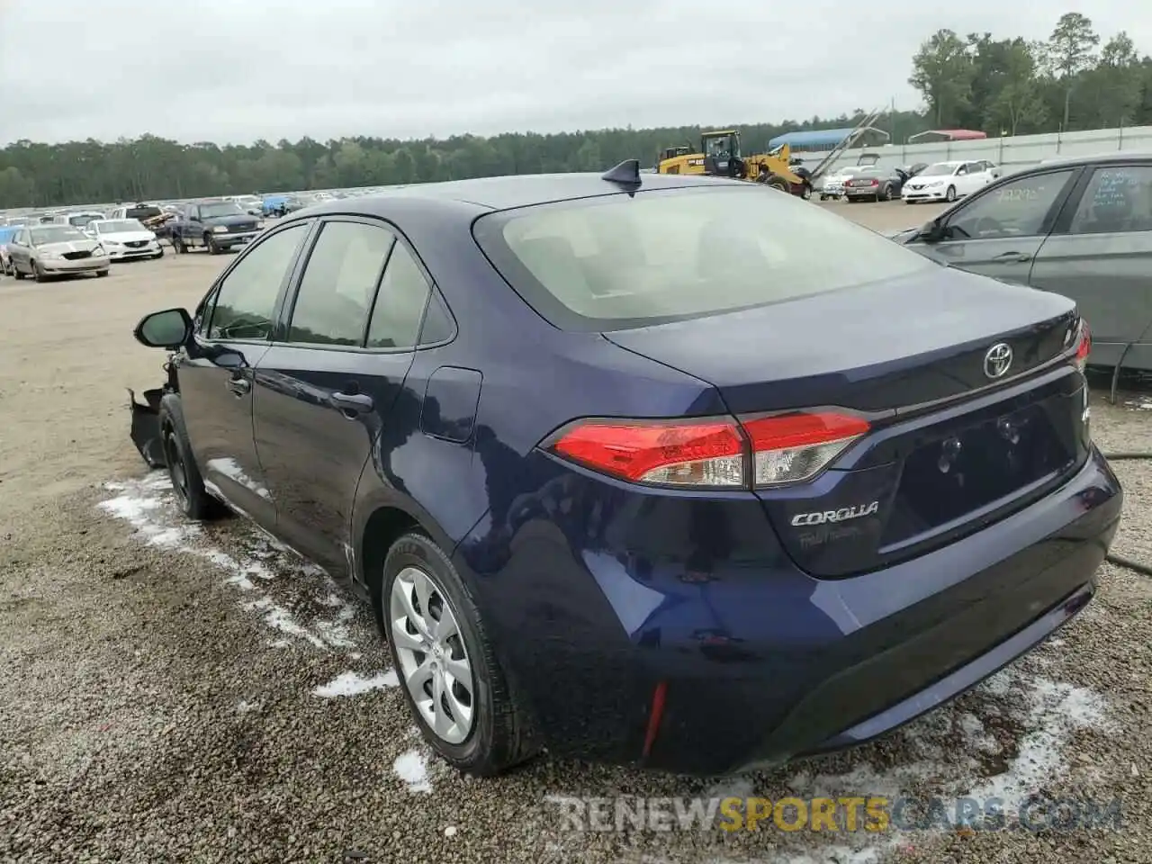 3 Photograph of a damaged car JTDEPRAE8LJ062986 TOYOTA COROLLA 2020