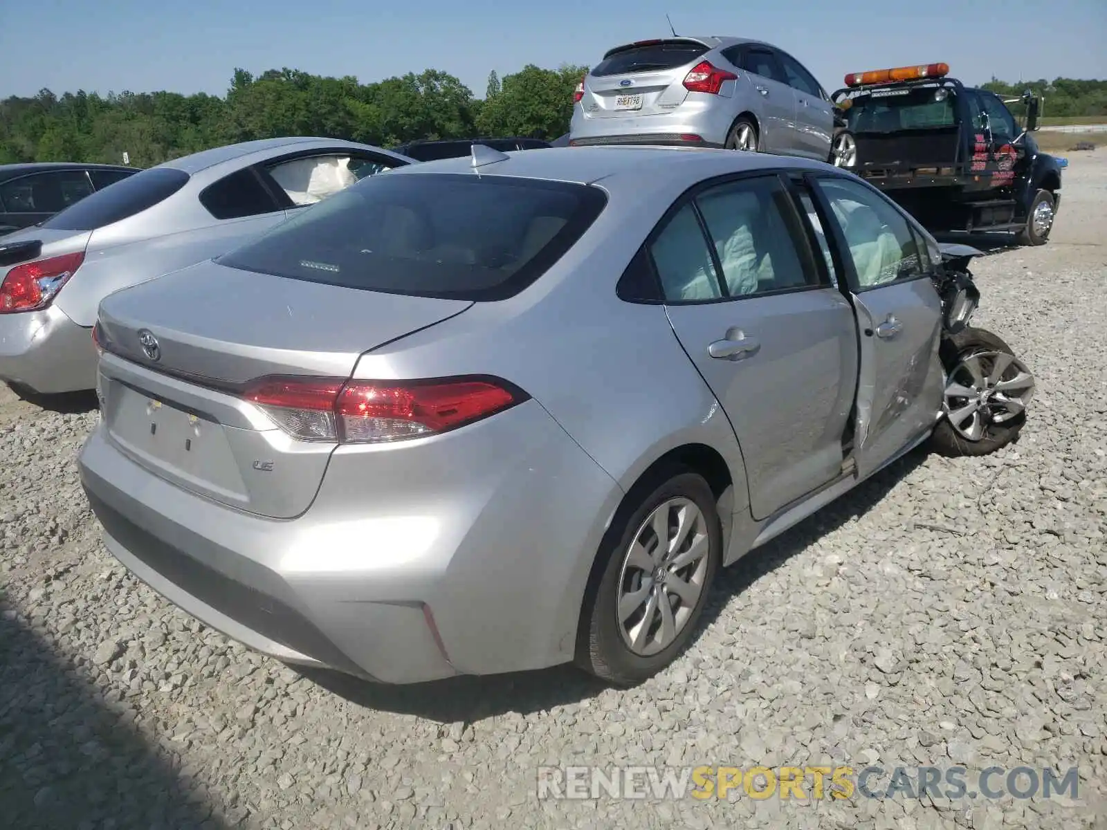 4 Photograph of a damaged car JTDEPRAE8LJ063295 TOYOTA COROLLA 2020