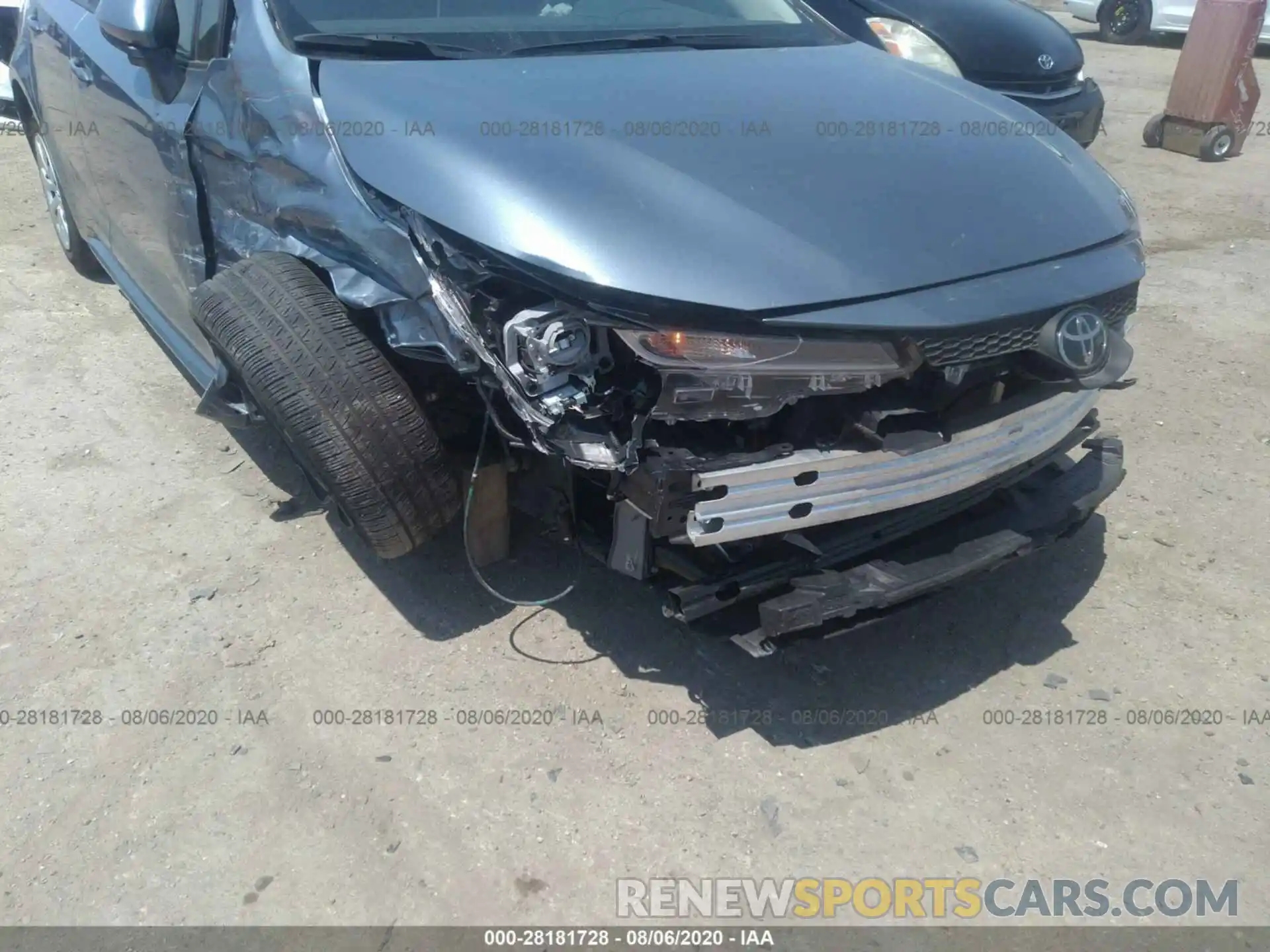 6 Photograph of a damaged car JTDEPRAE8LJ063376 TOYOTA COROLLA 2020