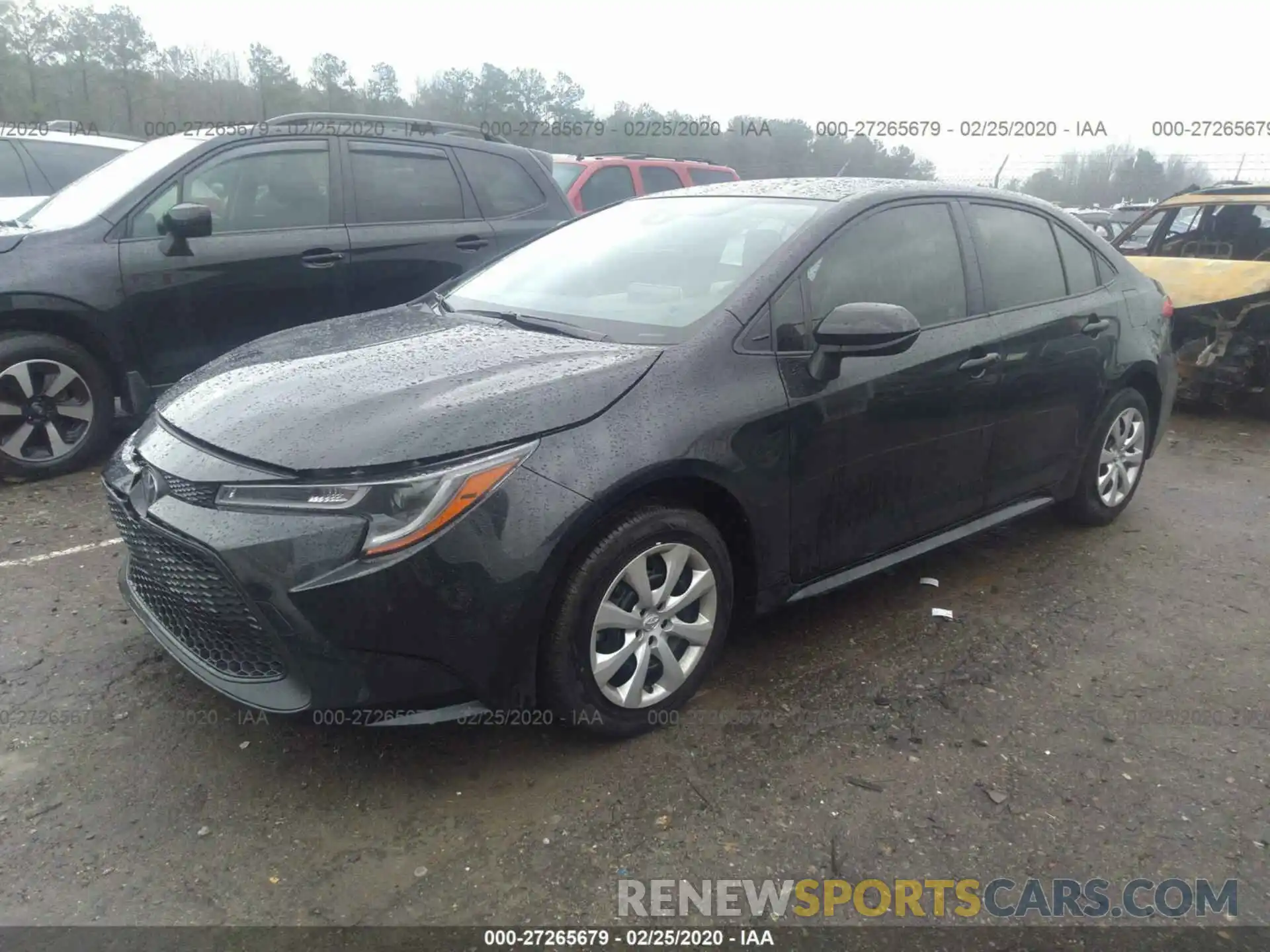 2 Photograph of a damaged car JTDEPRAE8LJ064043 TOYOTA COROLLA 2020