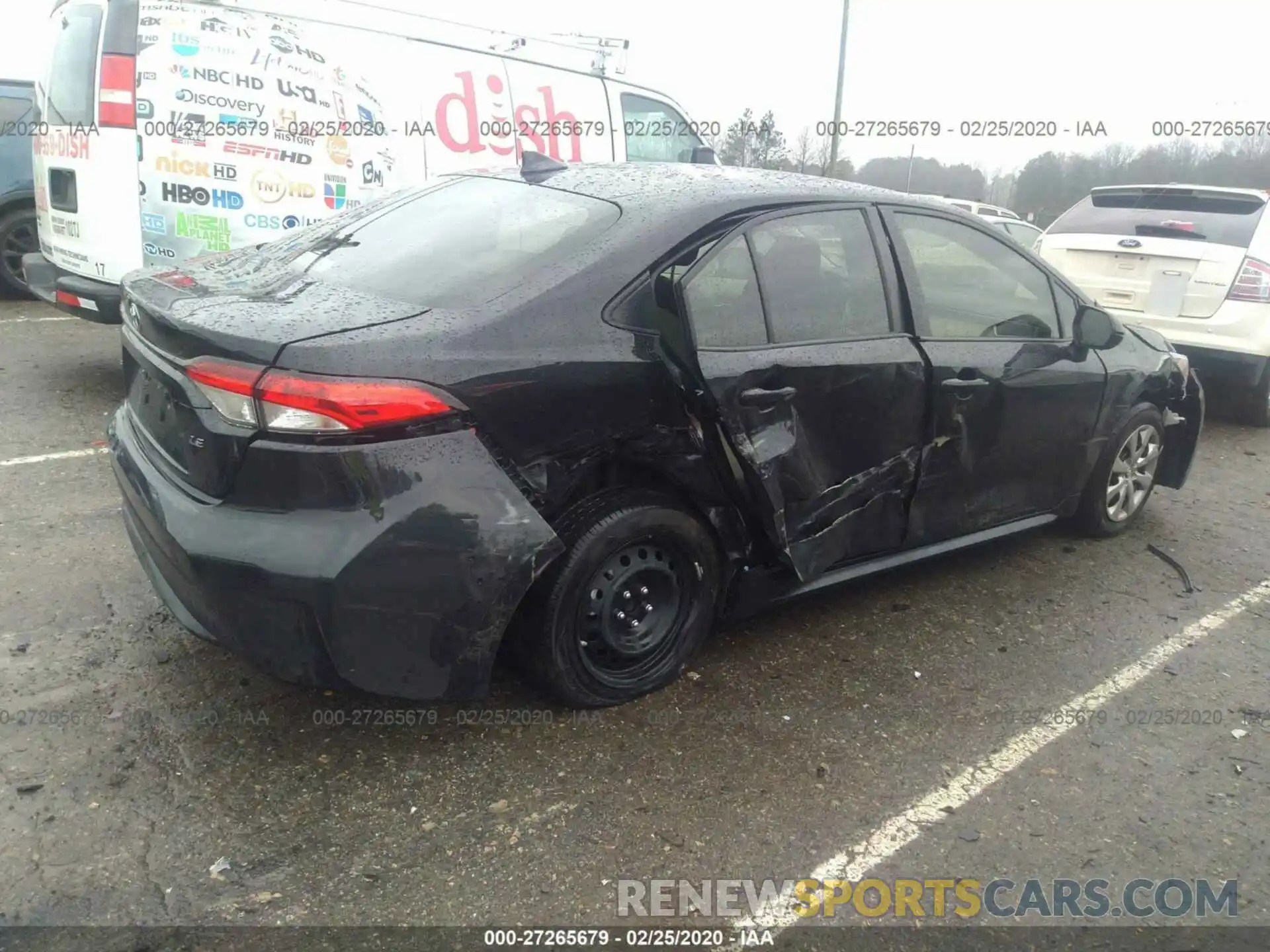 4 Photograph of a damaged car JTDEPRAE8LJ064043 TOYOTA COROLLA 2020