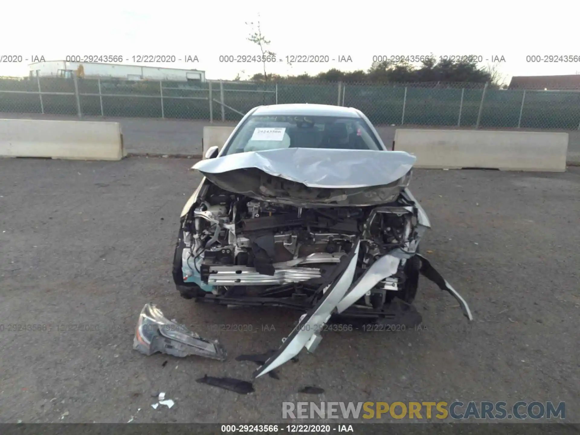 6 Photograph of a damaged car JTDEPRAE8LJ064561 TOYOTA COROLLA 2020