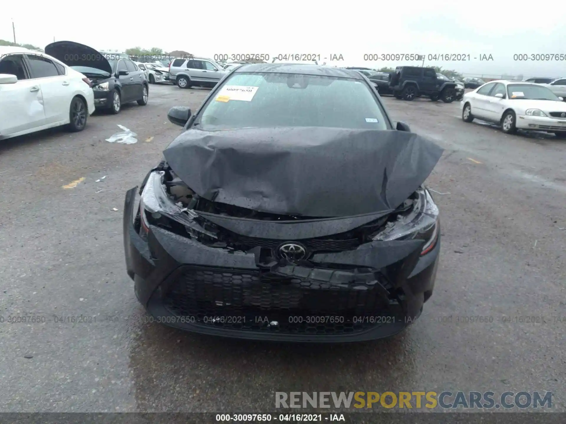 6 Photograph of a damaged car JTDEPRAE8LJ065225 TOYOTA COROLLA 2020