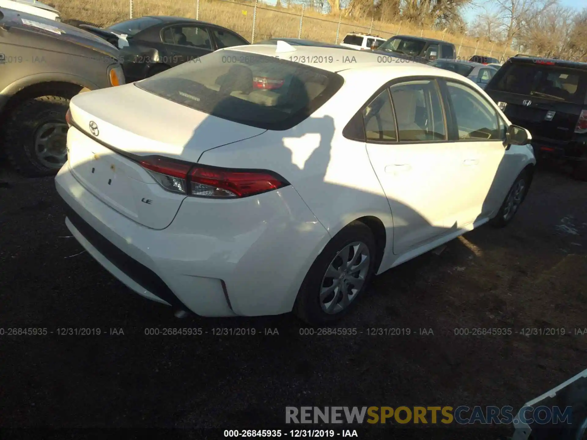 4 Photograph of a damaged car JTDEPRAE8LJ065709 TOYOTA COROLLA 2020