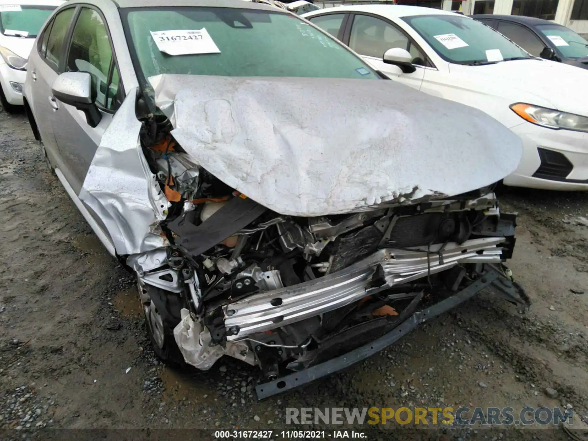 6 Photograph of a damaged car JTDEPRAE8LJ067220 TOYOTA COROLLA 2020