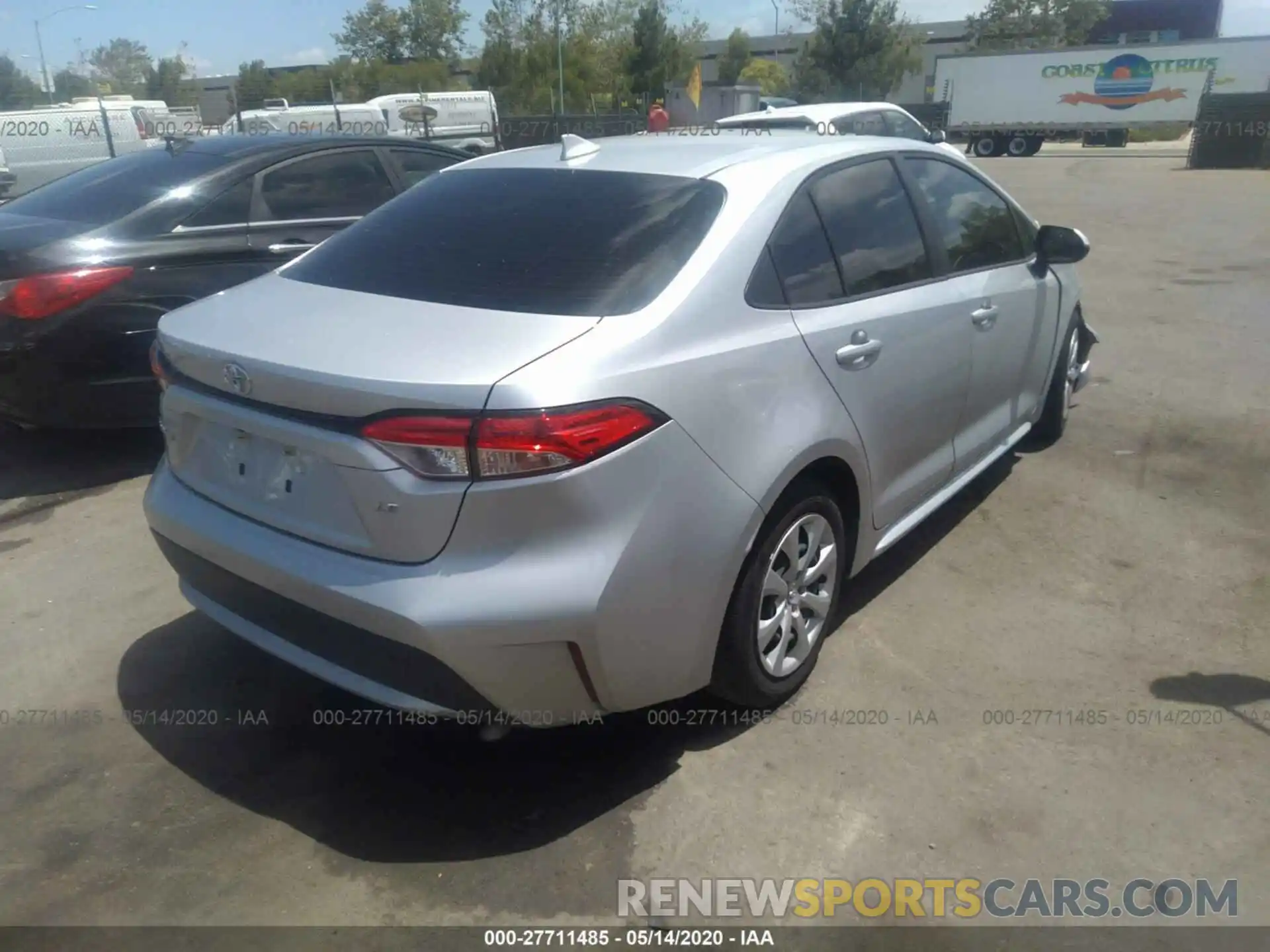 4 Photograph of a damaged car JTDEPRAE8LJ067346 TOYOTA COROLLA 2020