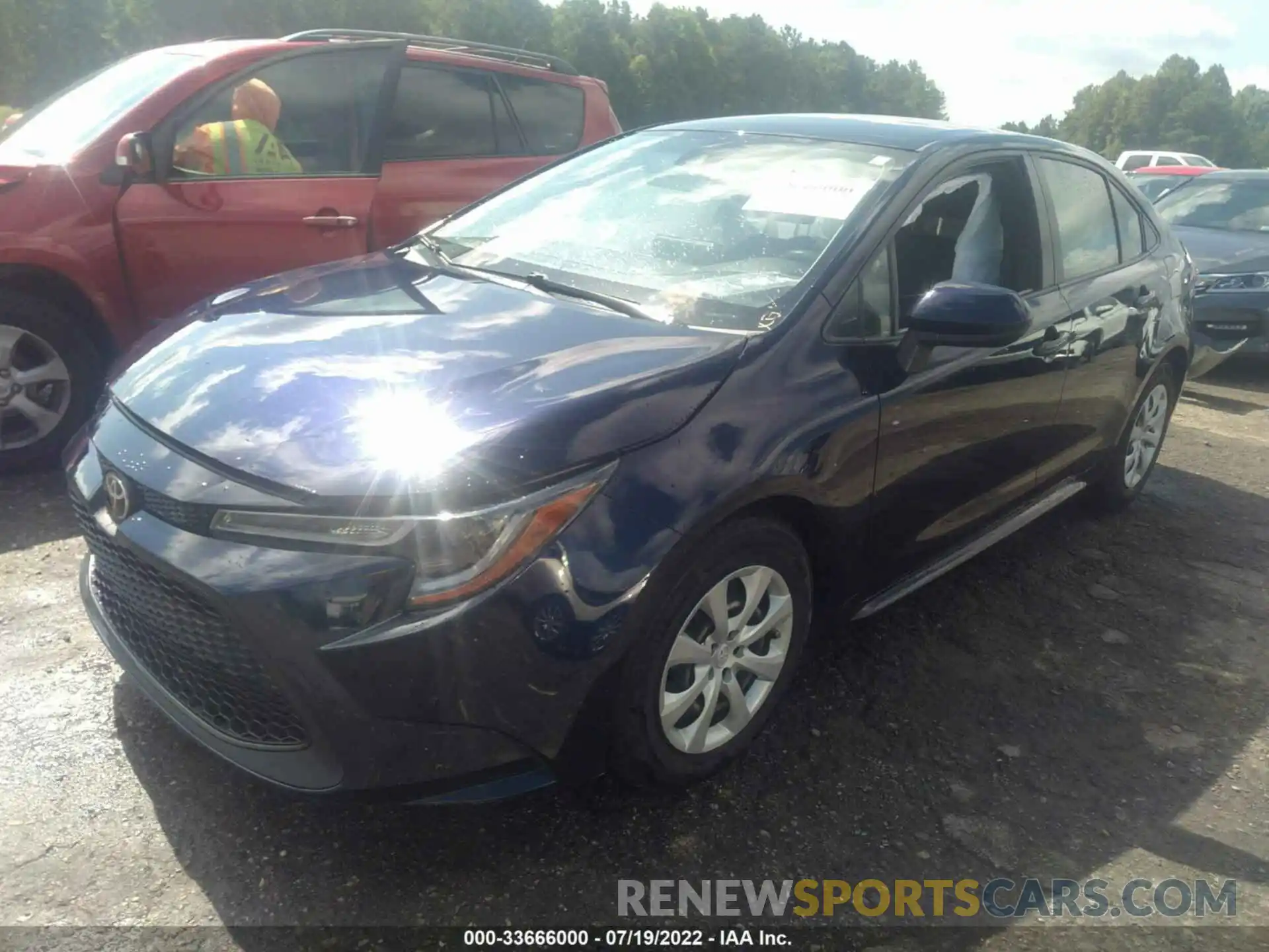 2 Photograph of a damaged car JTDEPRAE8LJ068545 TOYOTA COROLLA 2020