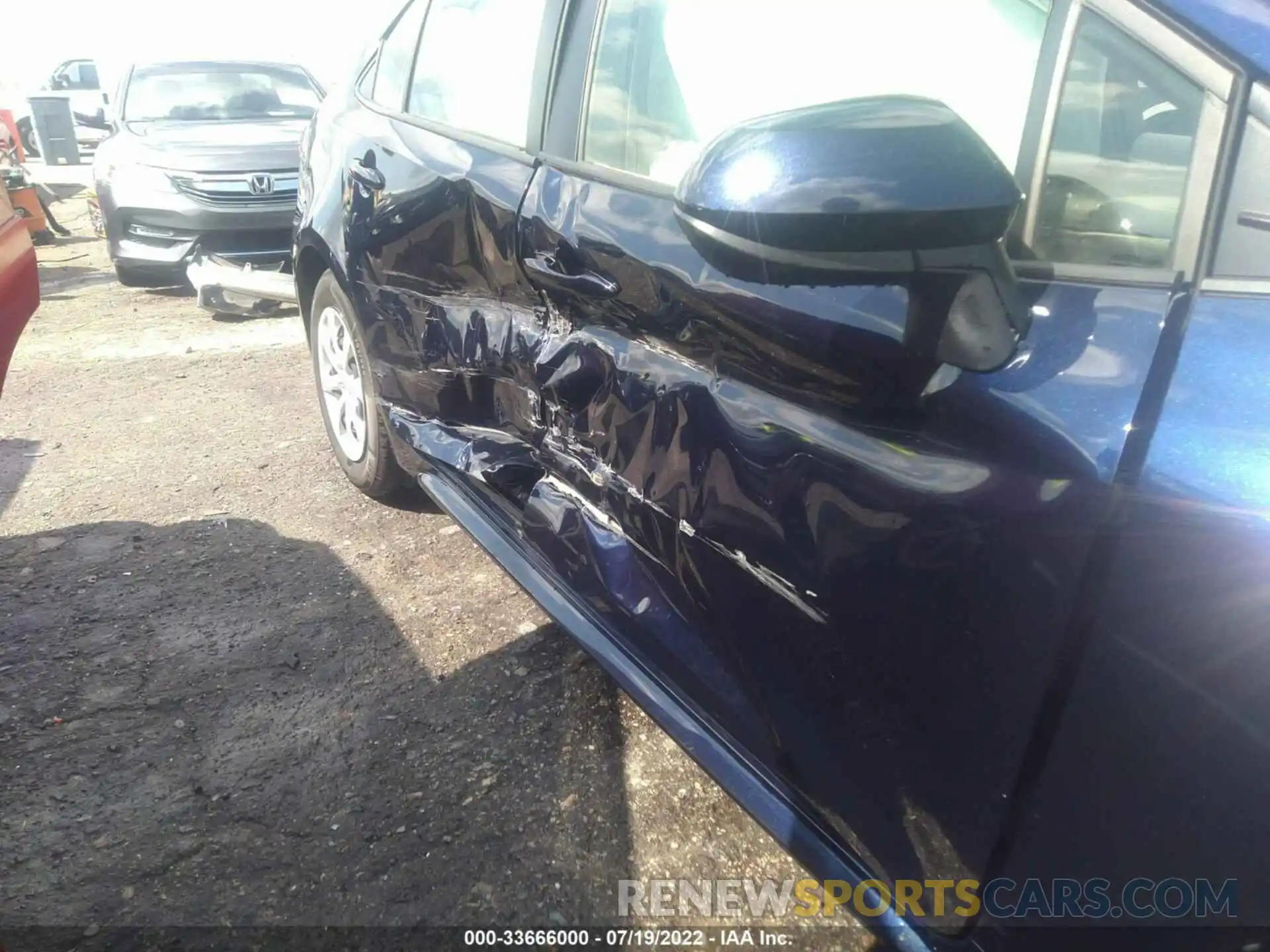 6 Photograph of a damaged car JTDEPRAE8LJ068545 TOYOTA COROLLA 2020