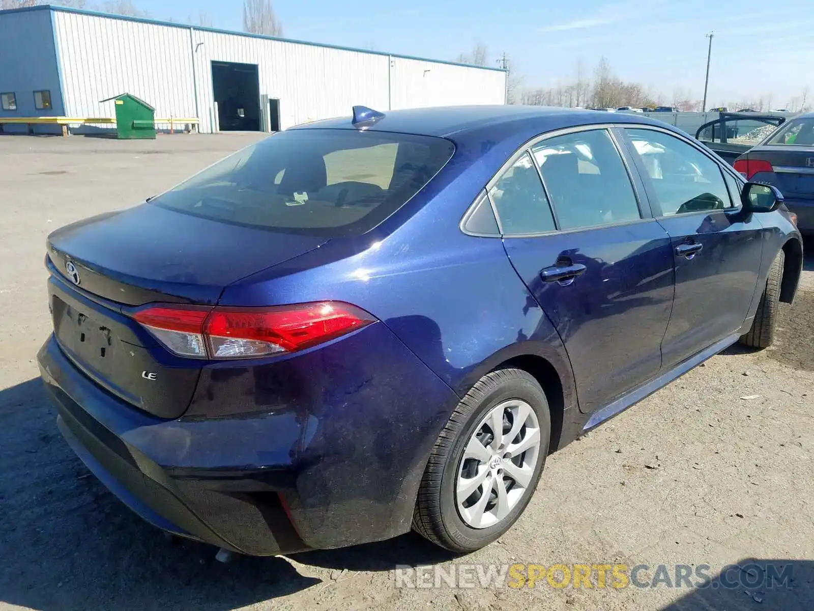 4 Photograph of a damaged car JTDEPRAE8LJ068724 TOYOTA COROLLA 2020