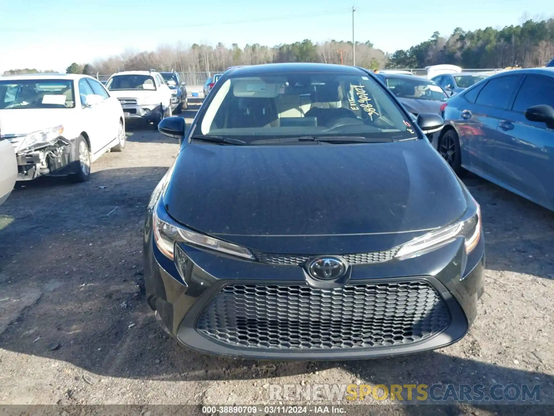 13 Photograph of a damaged car JTDEPRAE8LJ068772 TOYOTA COROLLA 2020