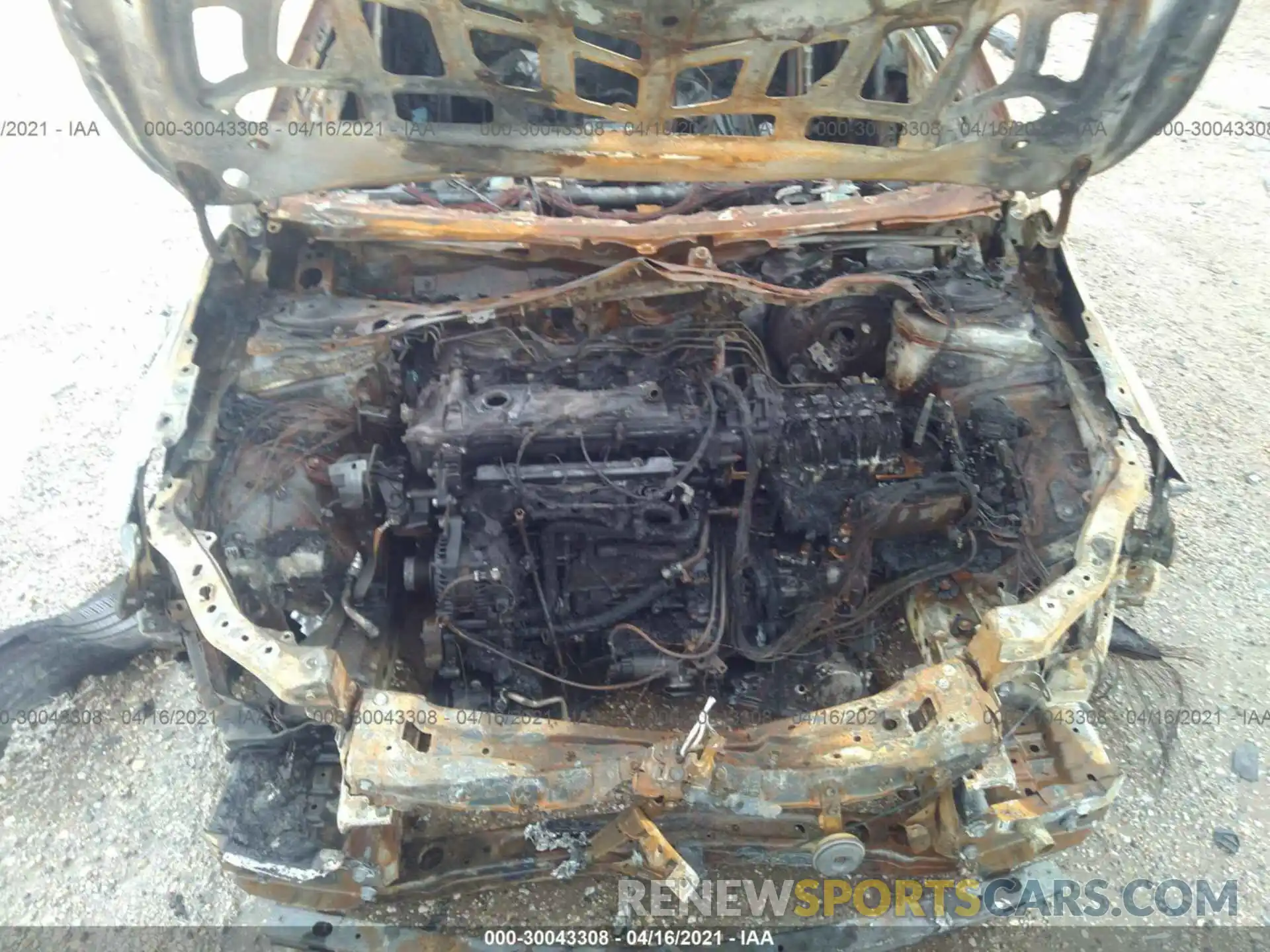 10 Photograph of a damaged car JTDEPRAE8LJ068822 TOYOTA COROLLA 2020