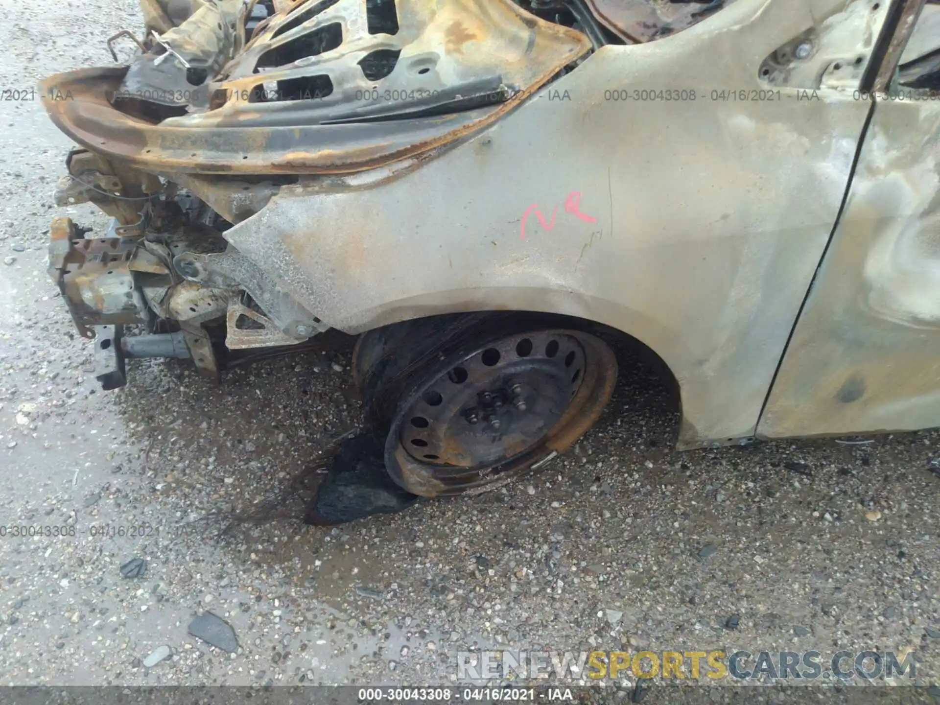 12 Photograph of a damaged car JTDEPRAE8LJ068822 TOYOTA COROLLA 2020
