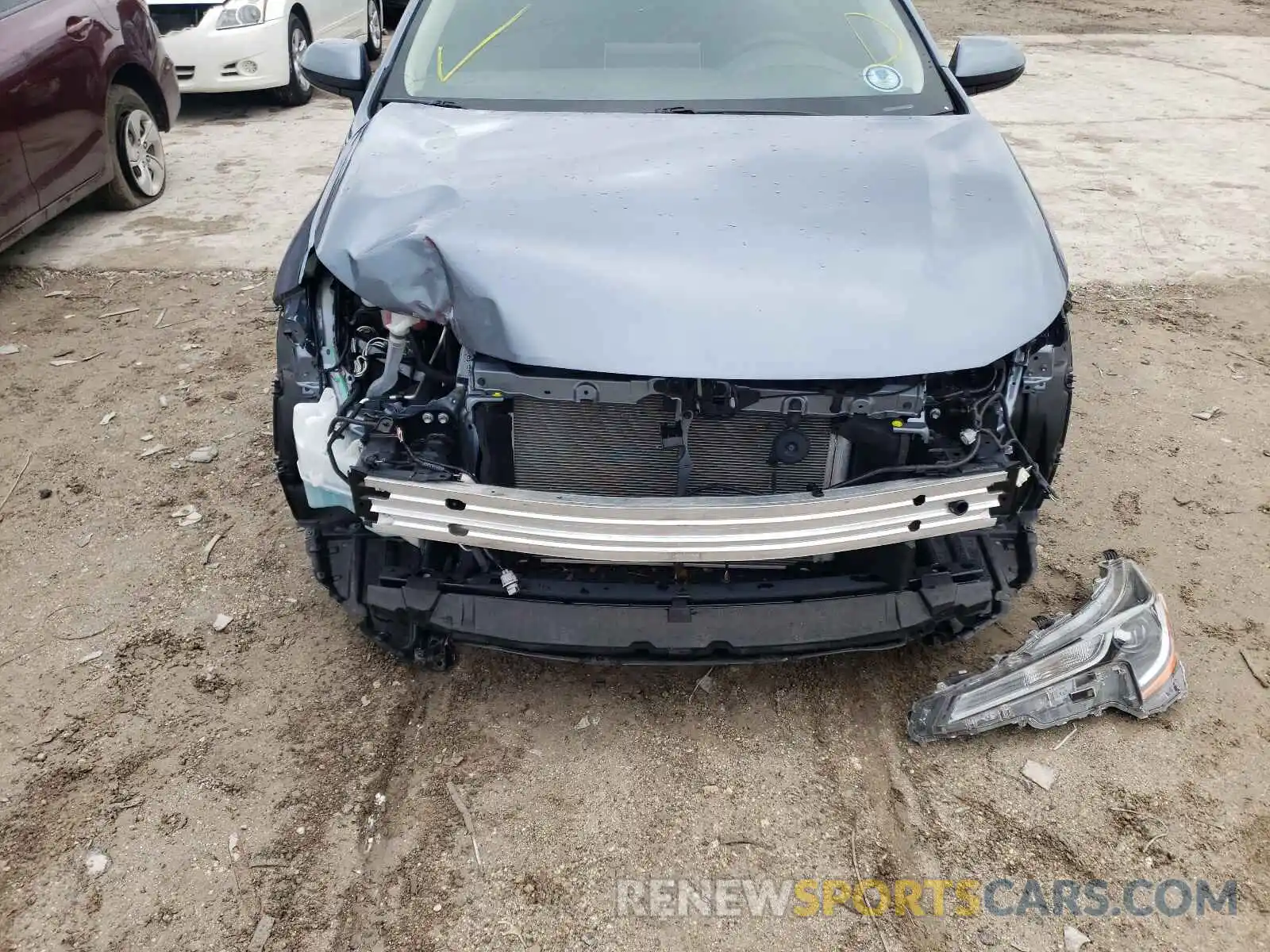 9 Photograph of a damaged car JTDEPRAE8LJ068867 TOYOTA COROLLA 2020