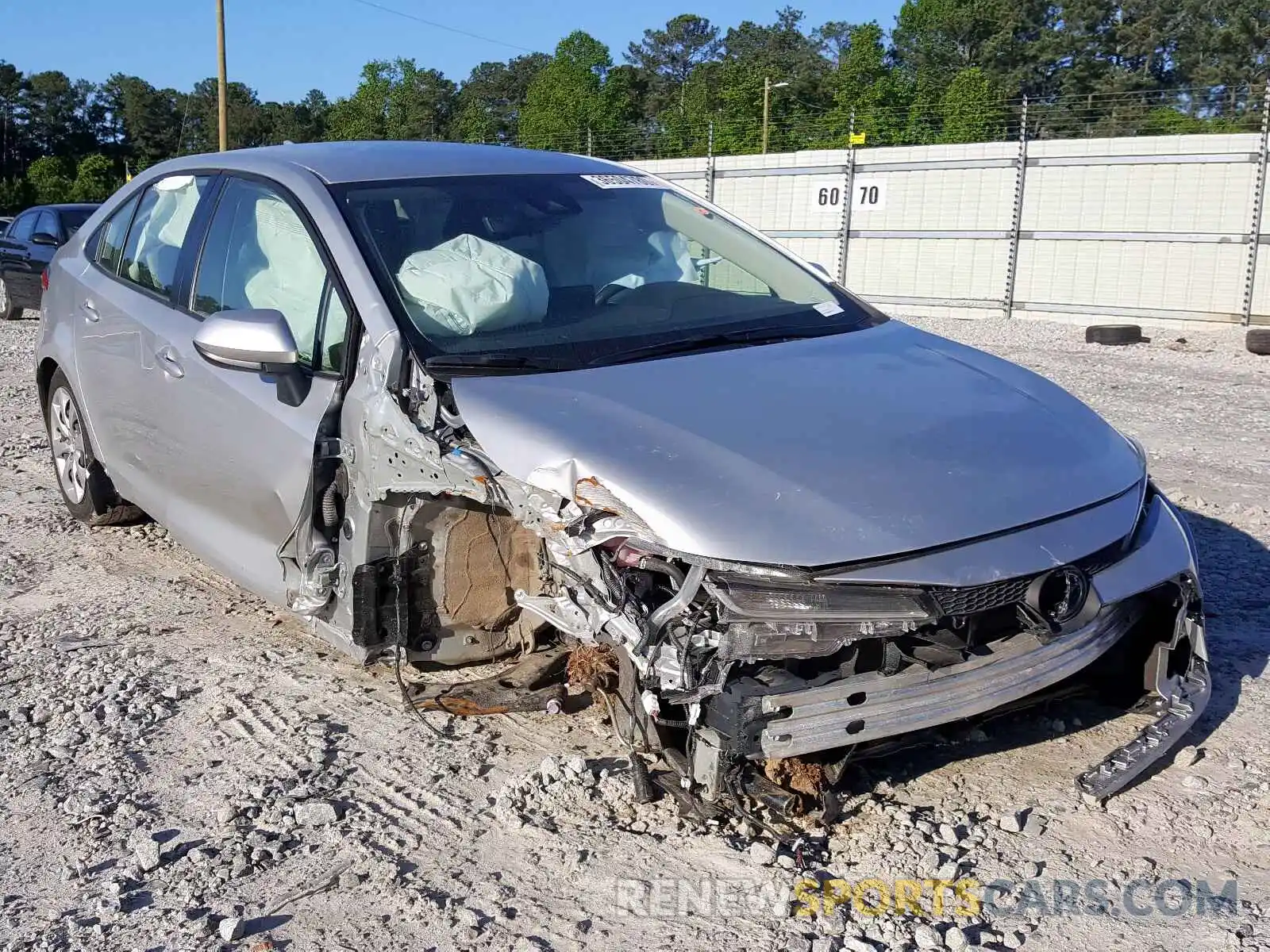 1 Фотография поврежденного автомобиля JTDEPRAE8LJ069078 TOYOTA COROLLA 2020