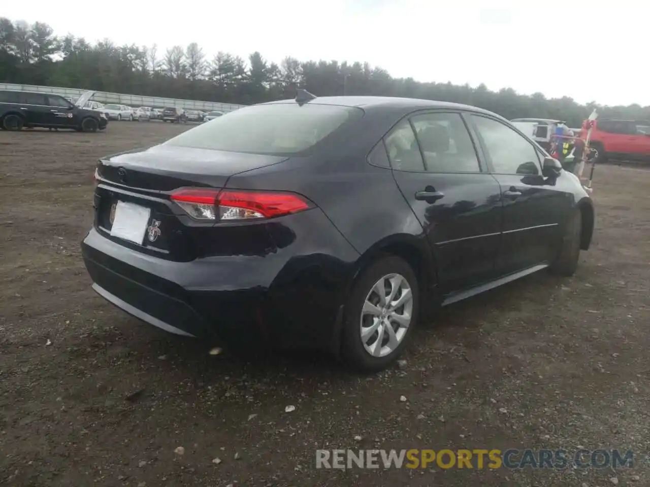 4 Photograph of a damaged car JTDEPRAE8LJ069260 TOYOTA COROLLA 2020