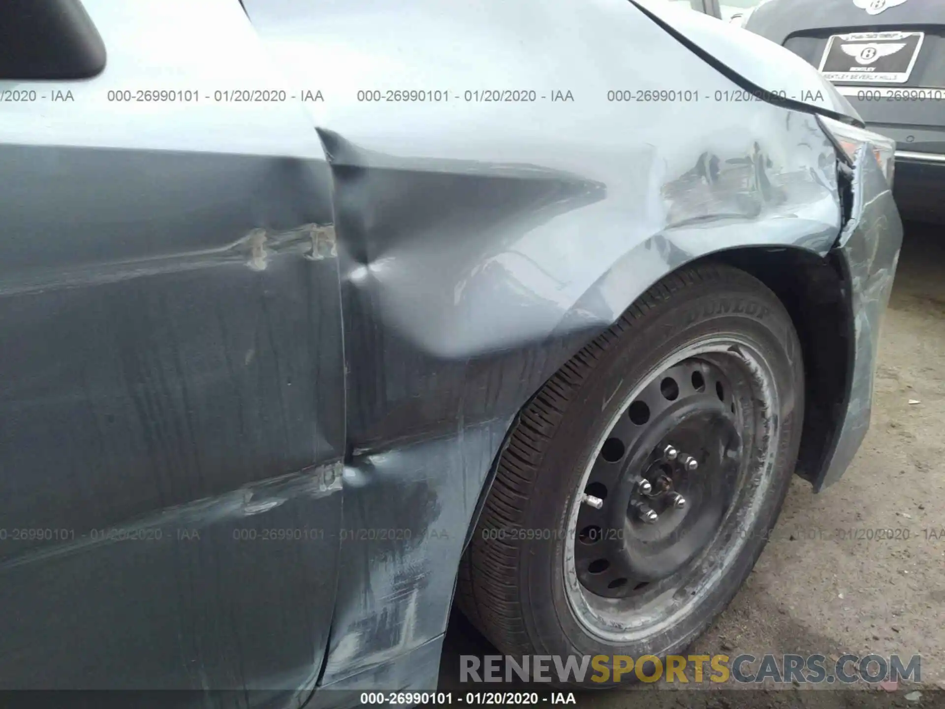 6 Photograph of a damaged car JTDEPRAE8LJ070179 TOYOTA COROLLA 2020