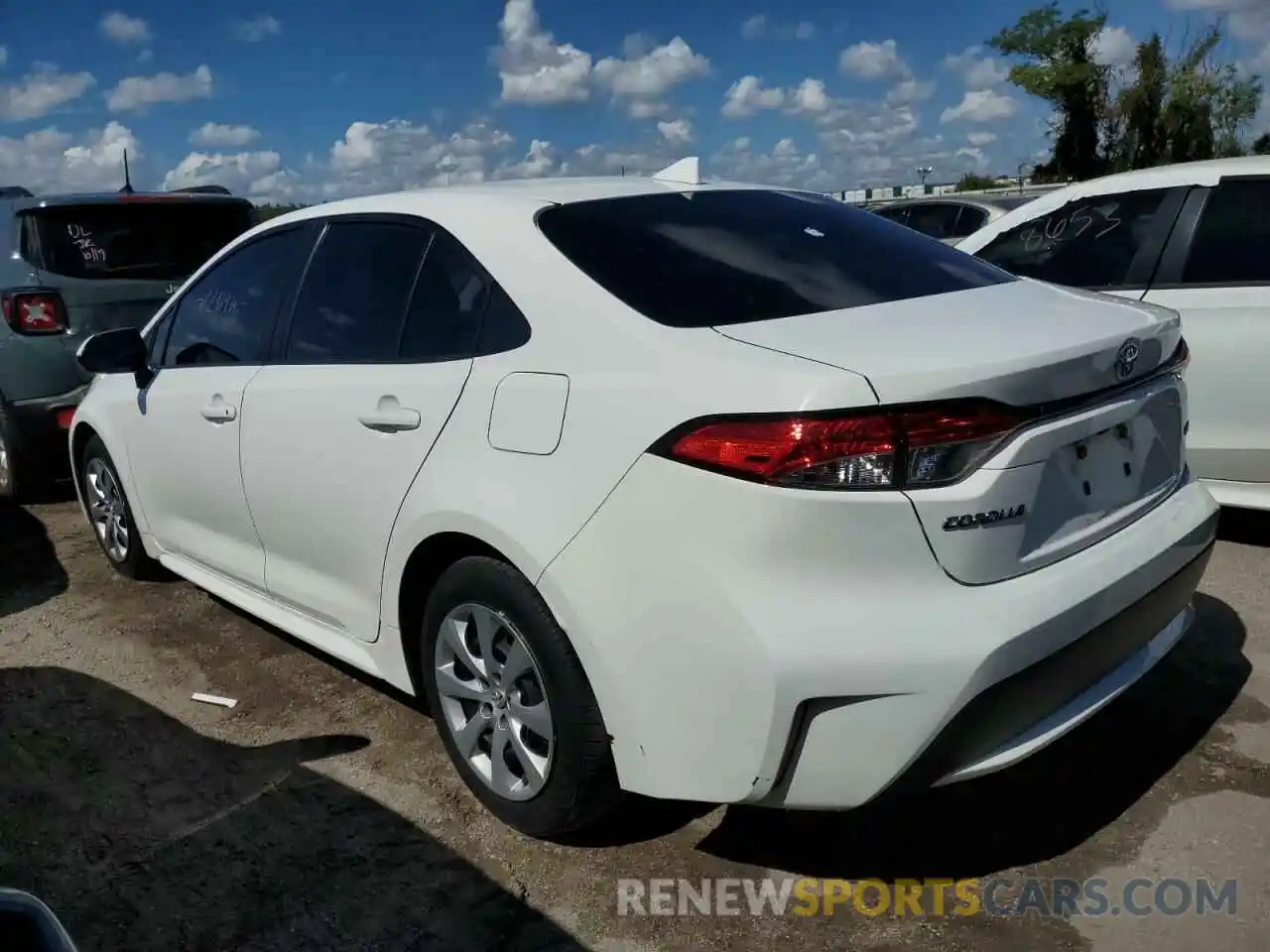 3 Photograph of a damaged car JTDEPRAE8LJ072577 TOYOTA COROLLA 2020