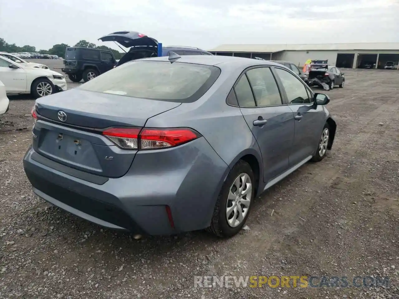 4 Photograph of a damaged car JTDEPRAE8LJ073292 TOYOTA COROLLA 2020