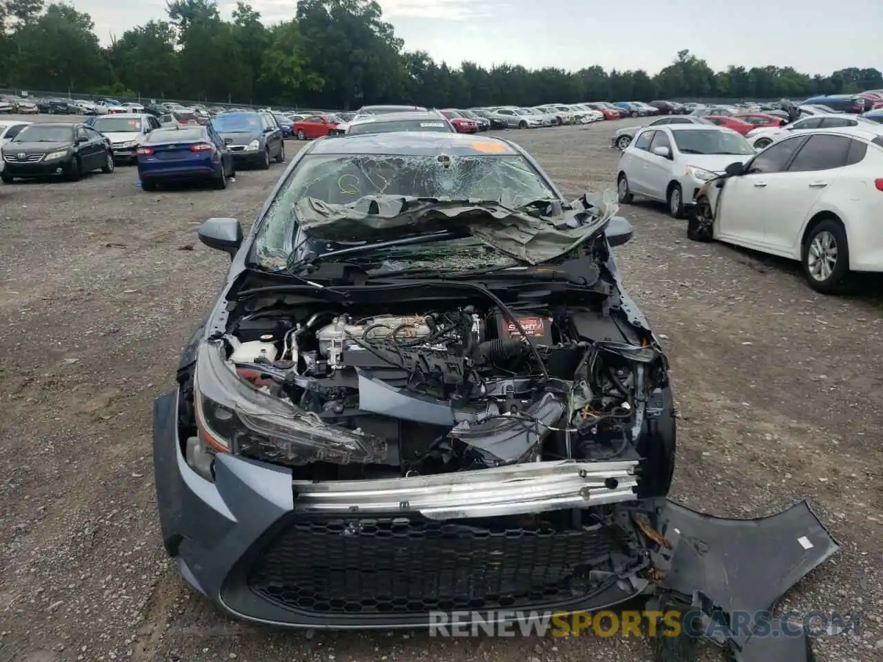 9 Photograph of a damaged car JTDEPRAE8LJ073292 TOYOTA COROLLA 2020