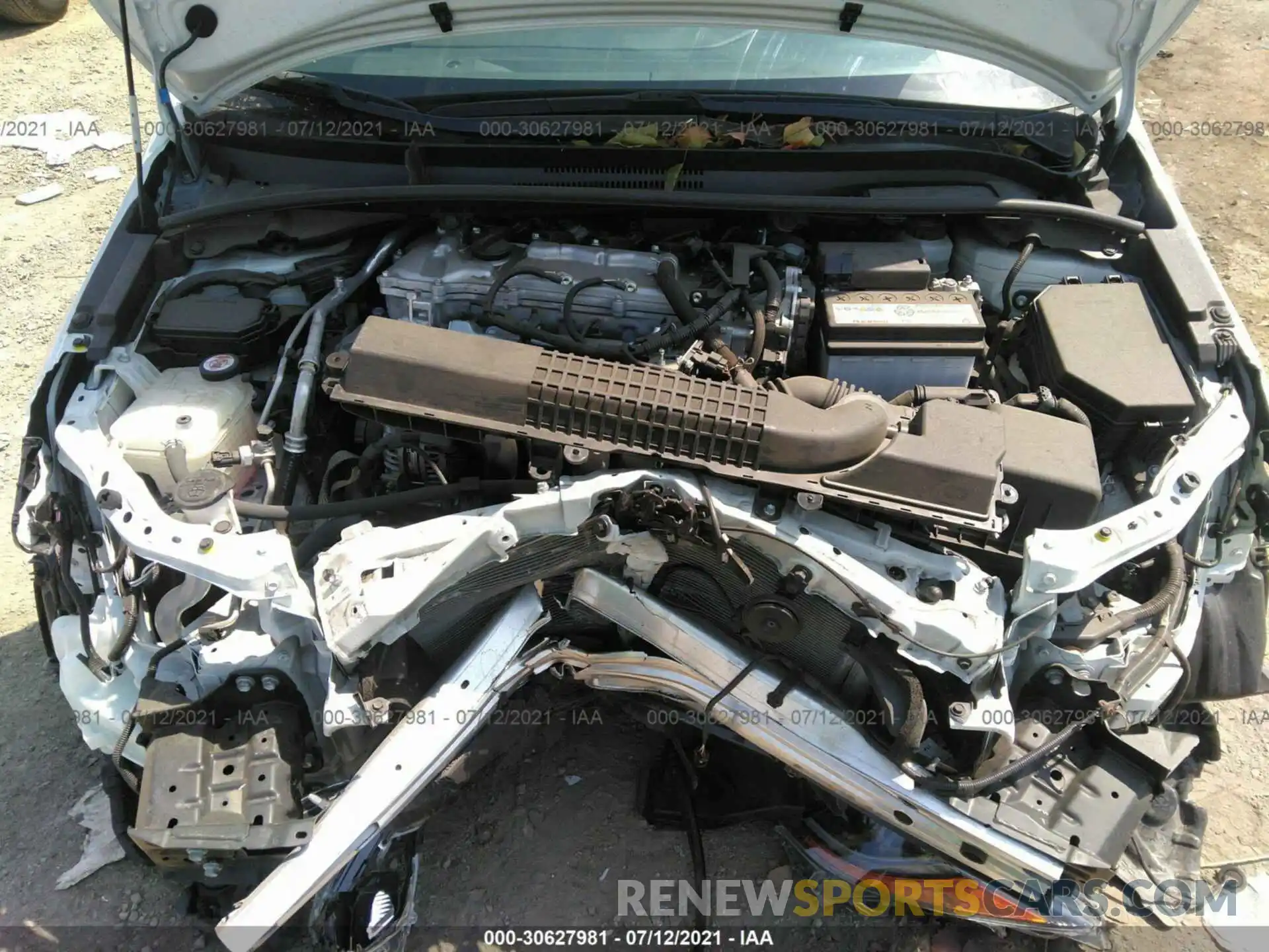 10 Photograph of a damaged car JTDEPRAE8LJ074894 TOYOTA COROLLA 2020