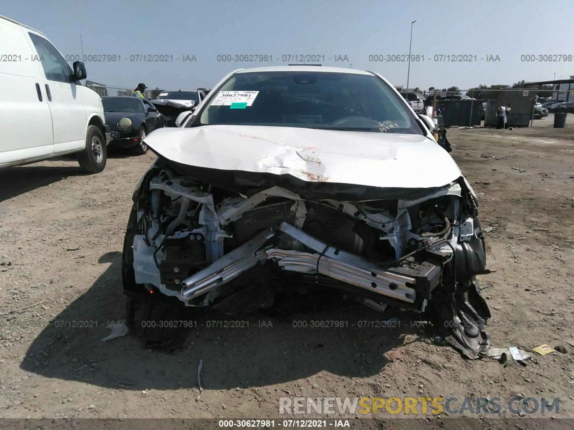 6 Photograph of a damaged car JTDEPRAE8LJ074894 TOYOTA COROLLA 2020