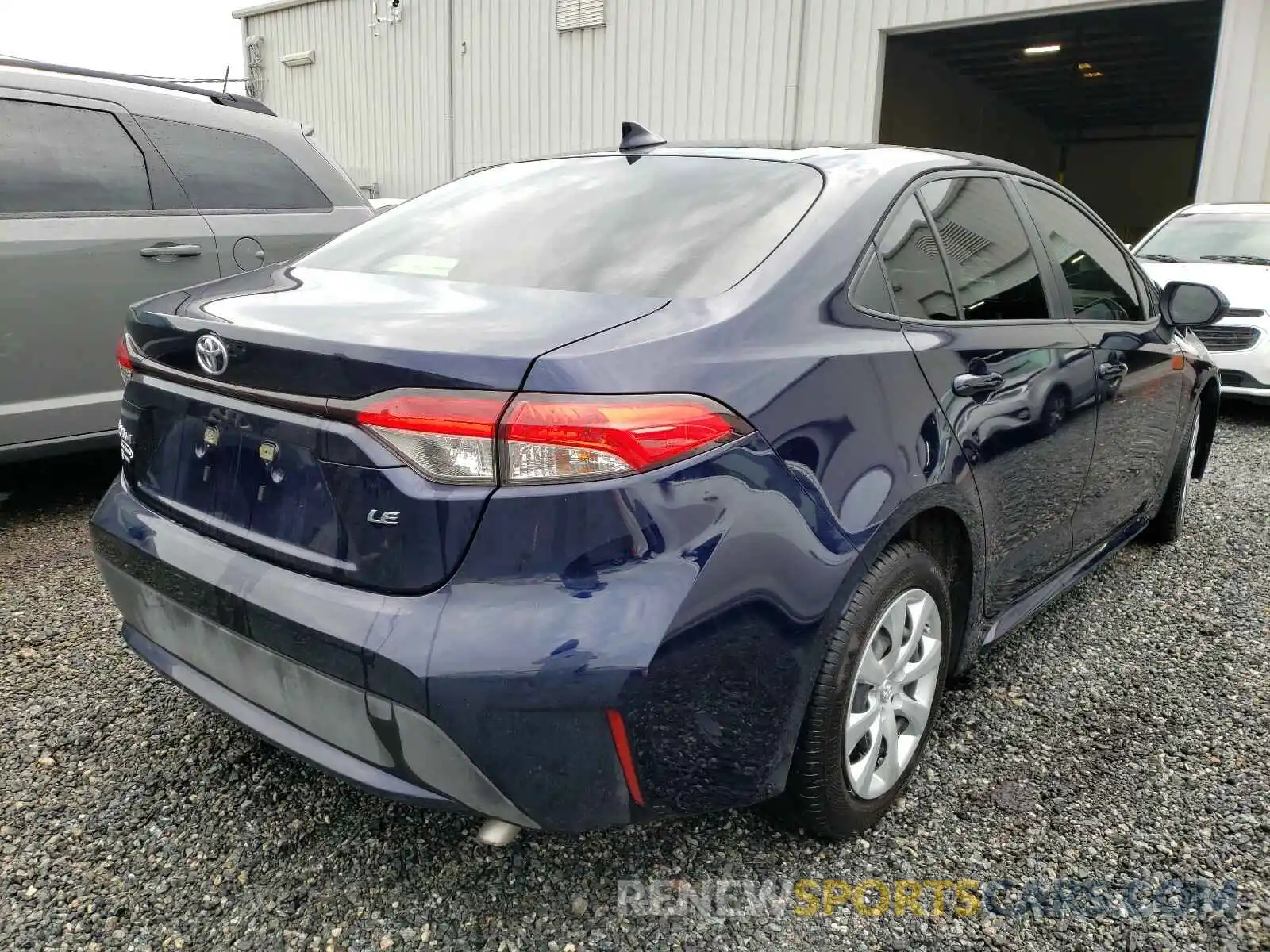 4 Photograph of a damaged car JTDEPRAE8LJ077696 TOYOTA COROLLA 2020