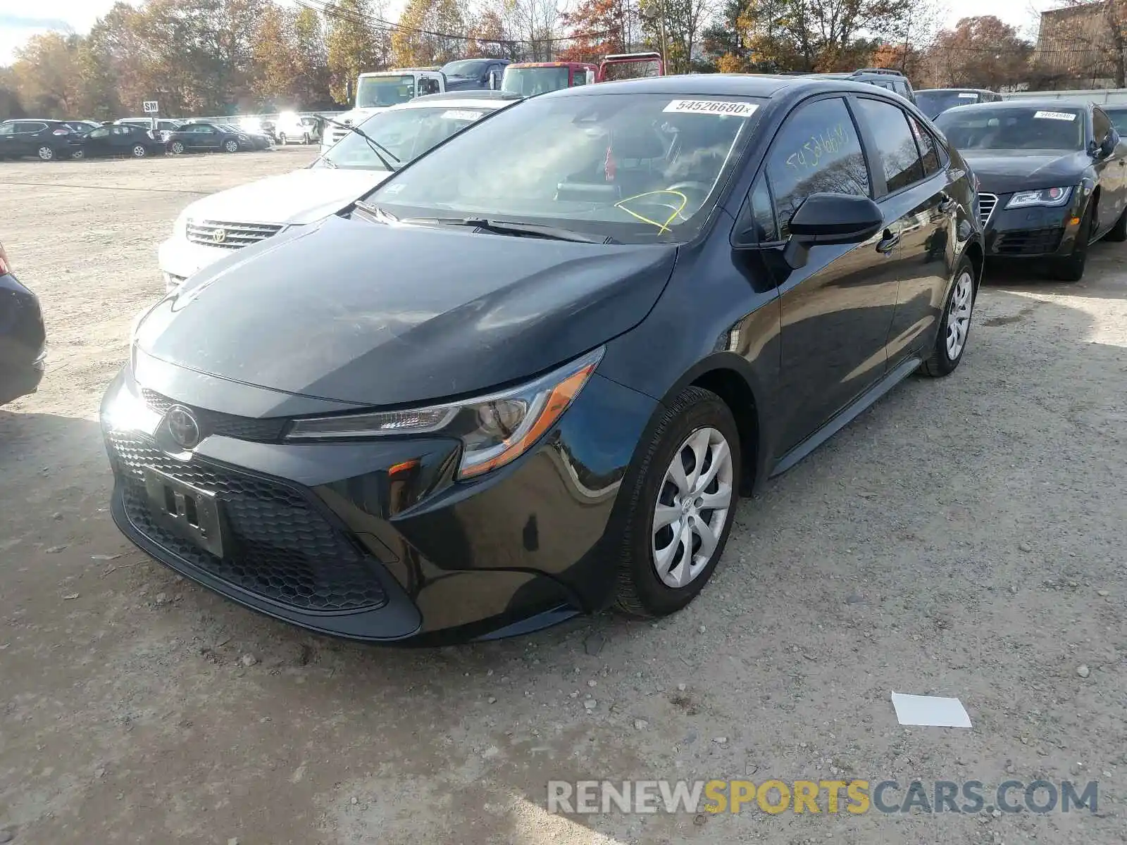 2 Photograph of a damaged car JTDEPRAE8LJ078606 TOYOTA COROLLA 2020