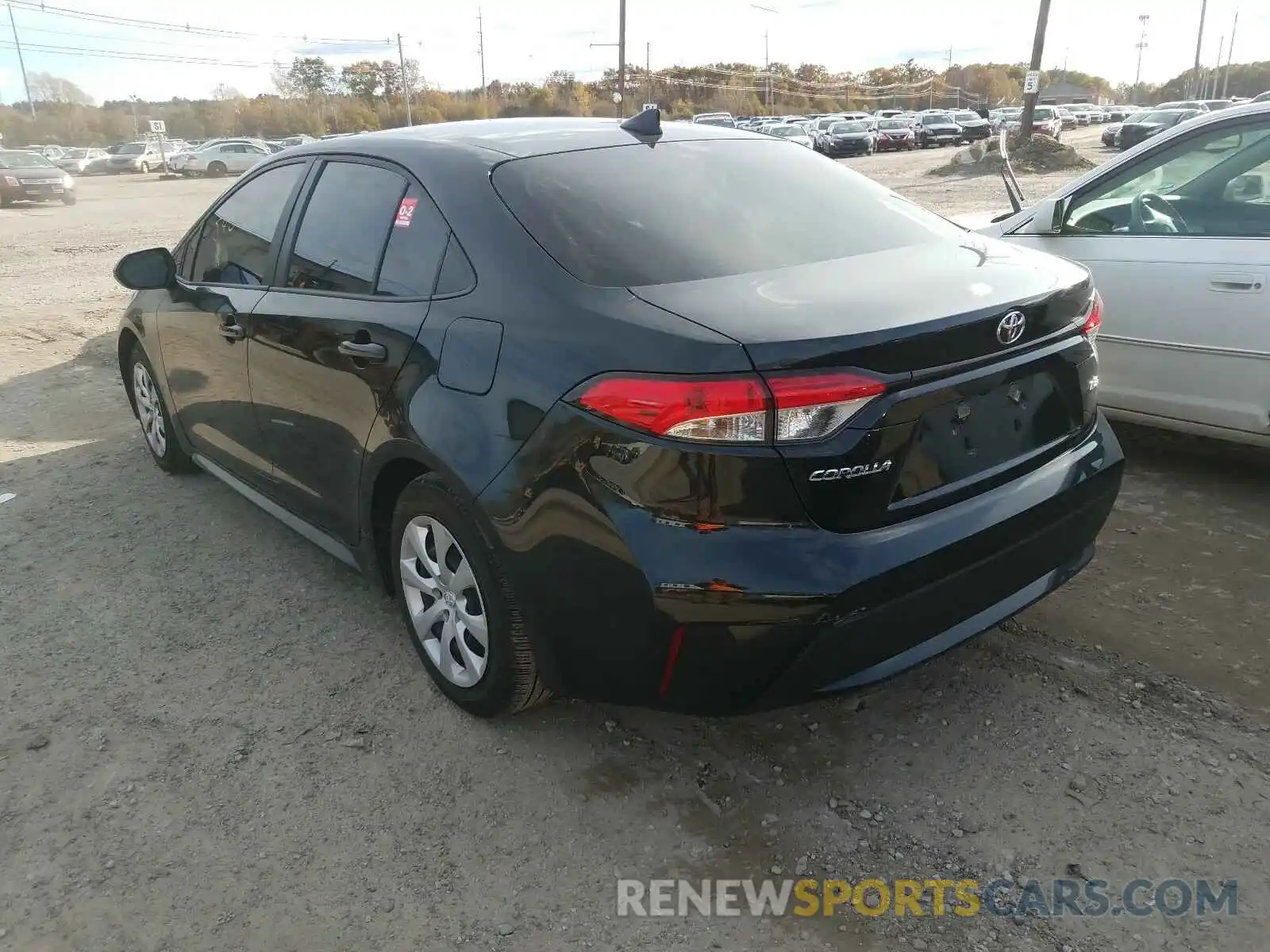 3 Photograph of a damaged car JTDEPRAE8LJ078606 TOYOTA COROLLA 2020