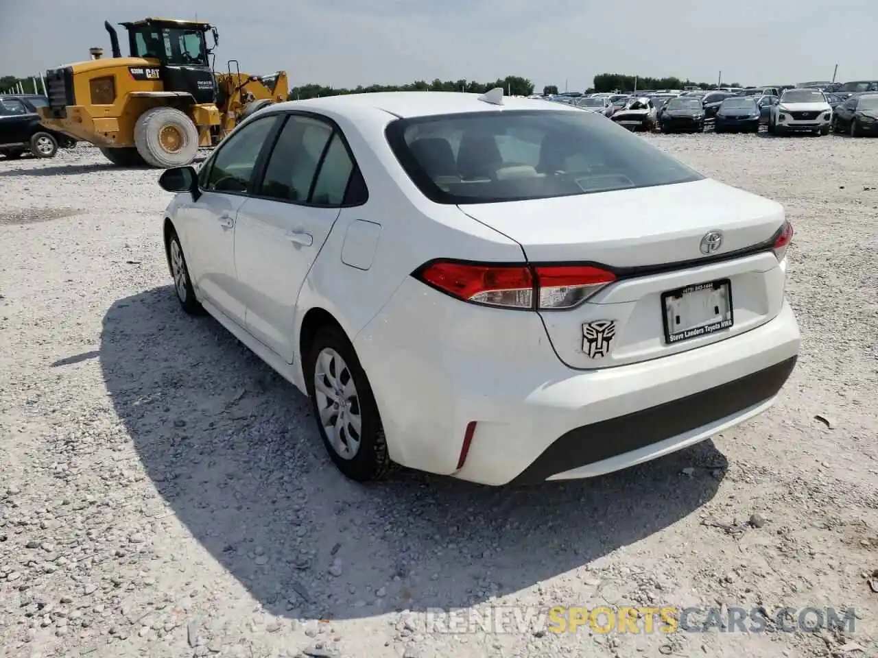 3 Photograph of a damaged car JTDEPRAE8LJ081067 TOYOTA COROLLA 2020