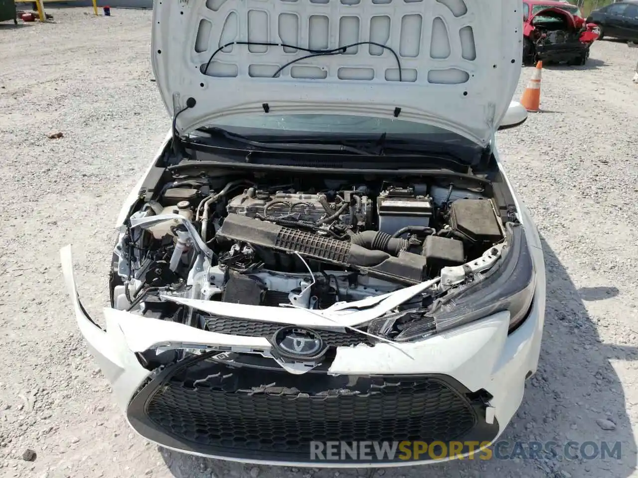 7 Photograph of a damaged car JTDEPRAE8LJ081067 TOYOTA COROLLA 2020