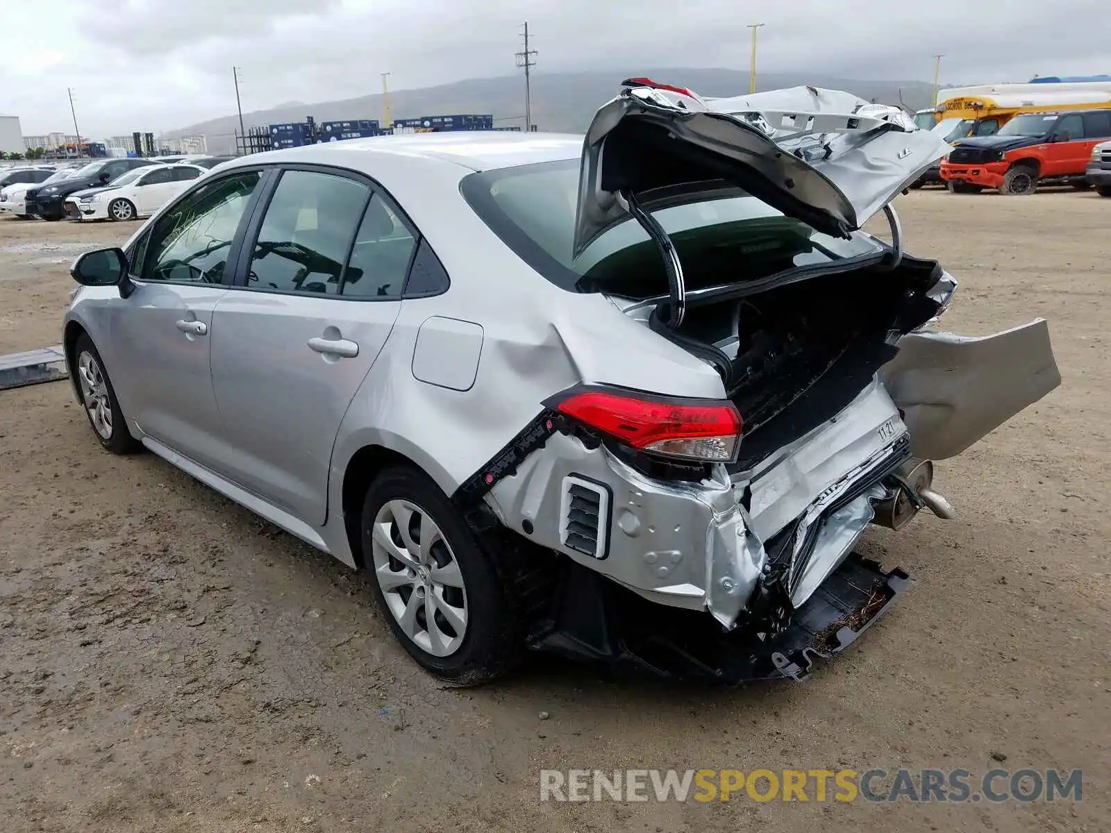 3 Photograph of a damaged car JTDEPRAE8LJ082218 TOYOTA COROLLA 2020