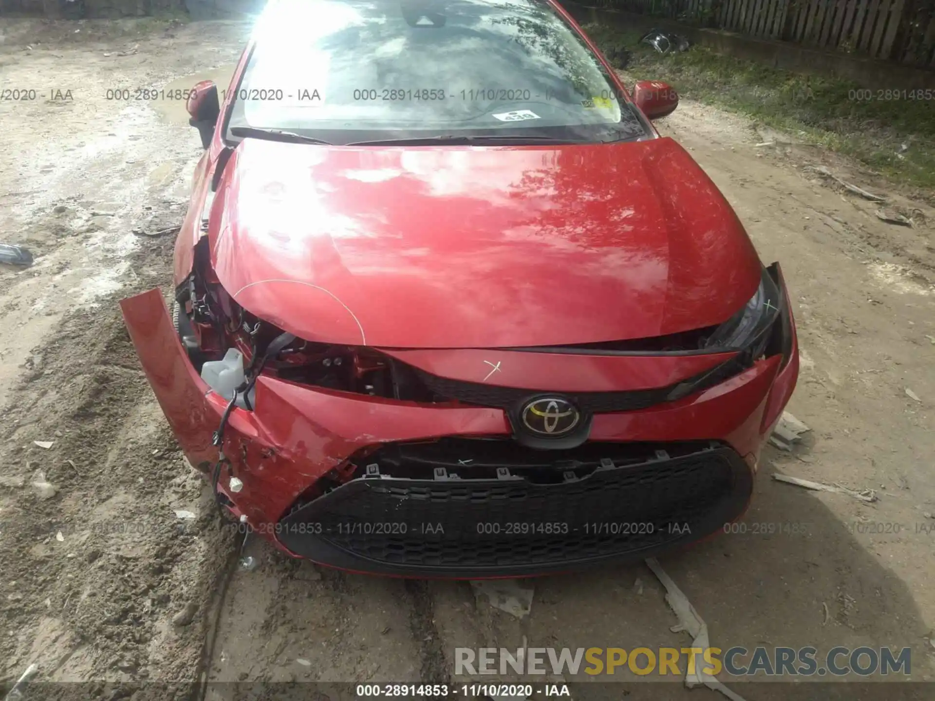 6 Photograph of a damaged car JTDEPRAE8LJ082901 TOYOTA COROLLA 2020