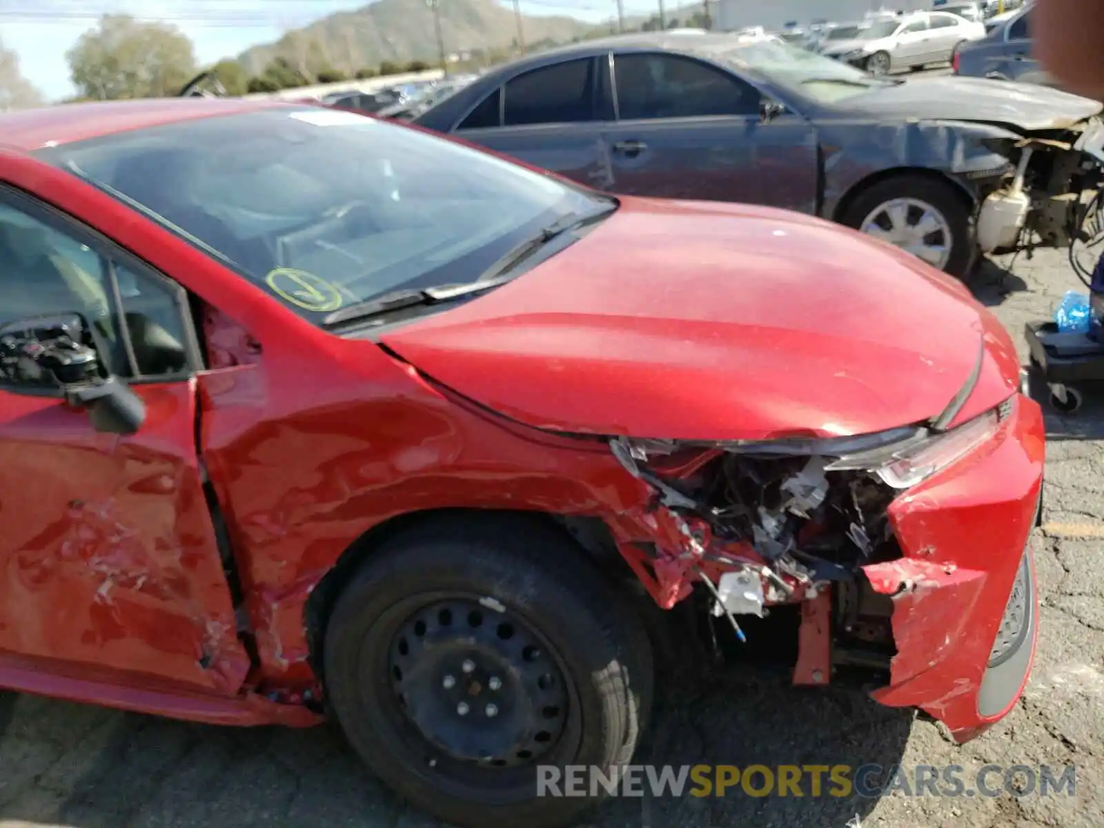 9 Photograph of a damaged car JTDEPRAE8LJ083143 TOYOTA COROLLA 2020