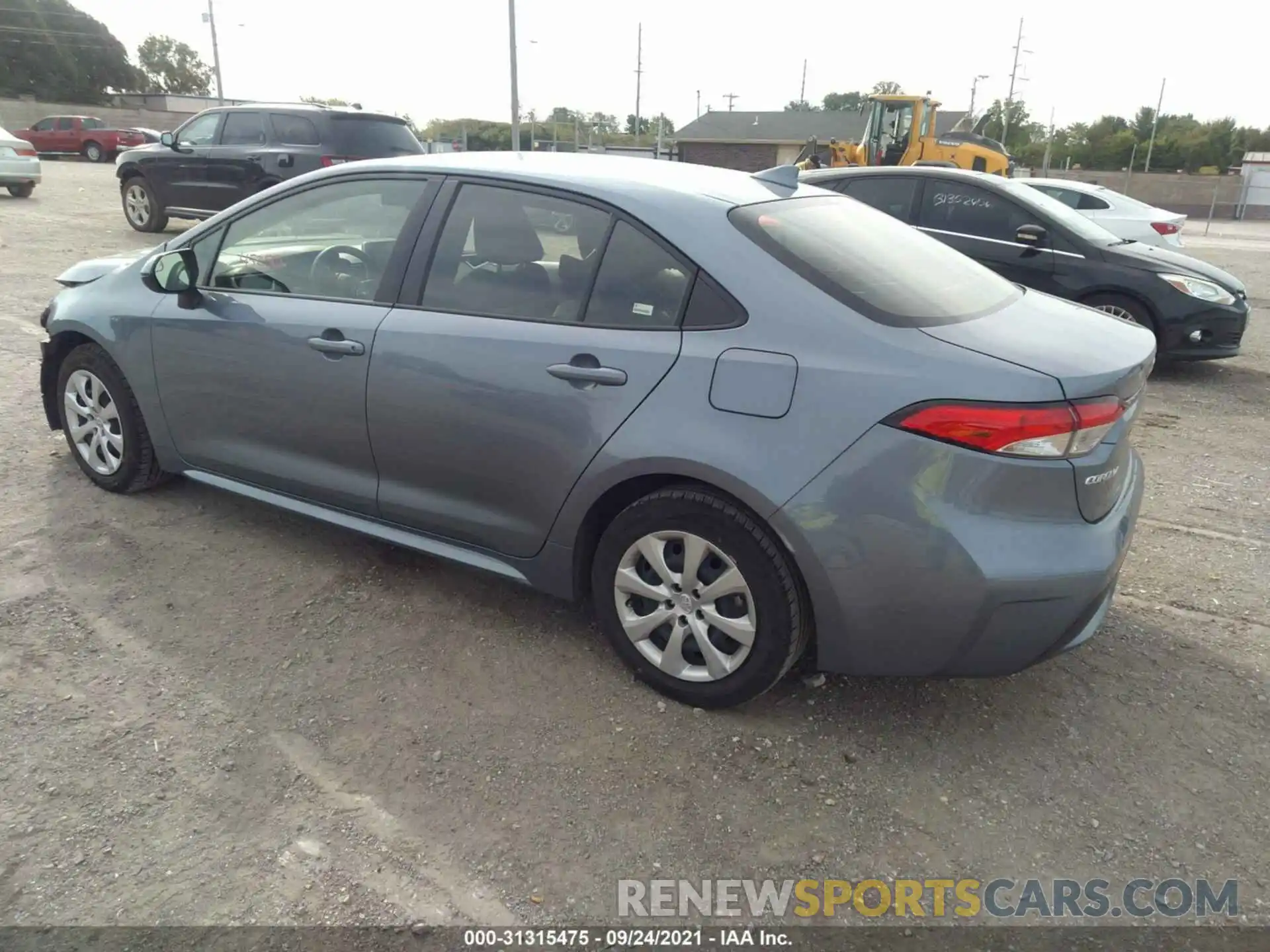 3 Photograph of a damaged car JTDEPRAE8LJ085183 TOYOTA COROLLA 2020