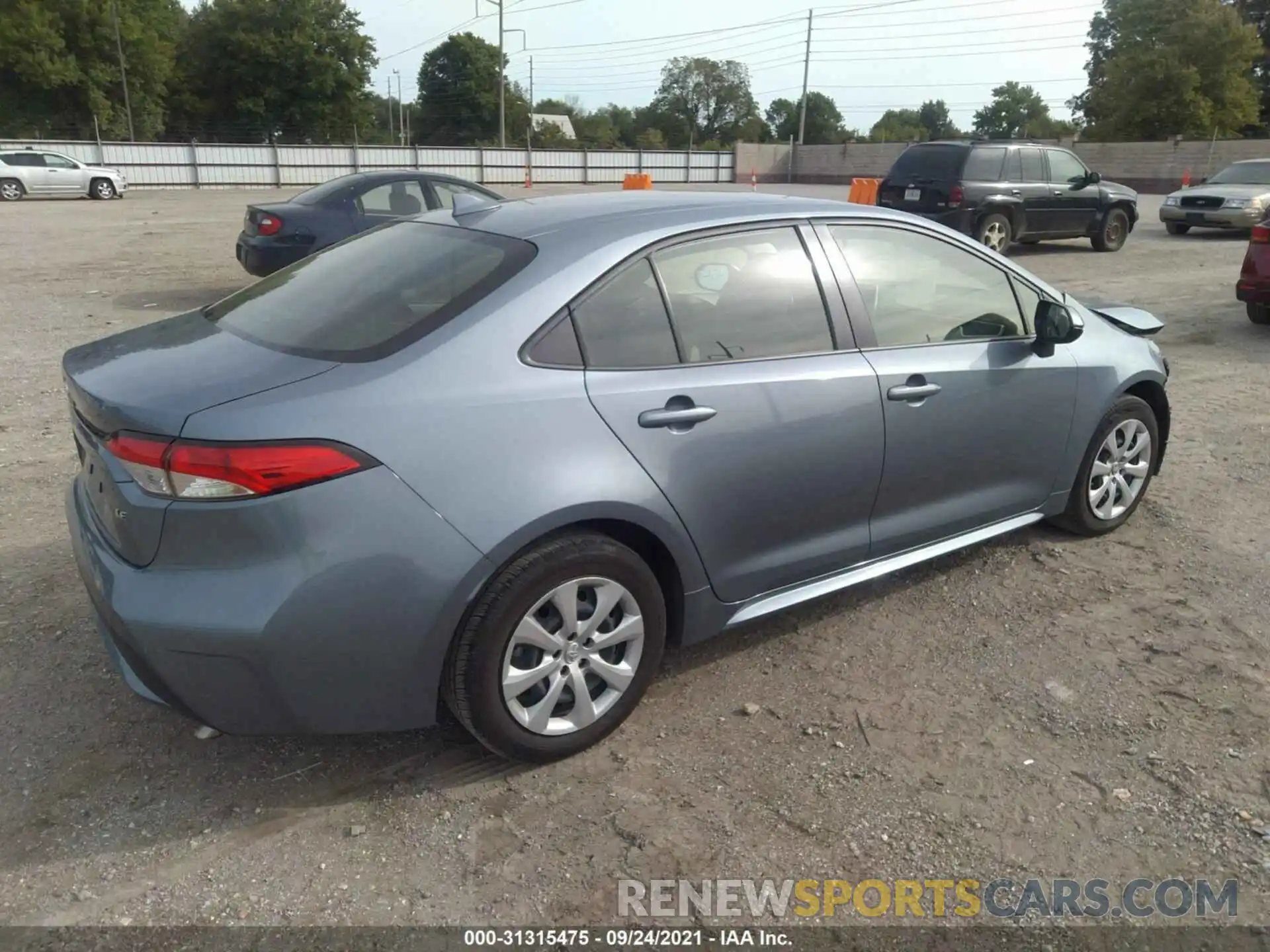 4 Photograph of a damaged car JTDEPRAE8LJ085183 TOYOTA COROLLA 2020