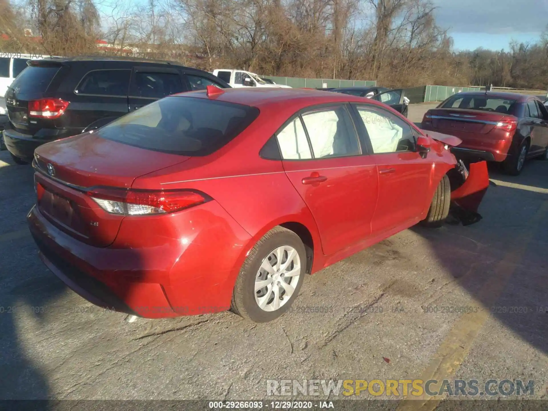 4 Photograph of a damaged car JTDEPRAE8LJ085670 TOYOTA COROLLA 2020