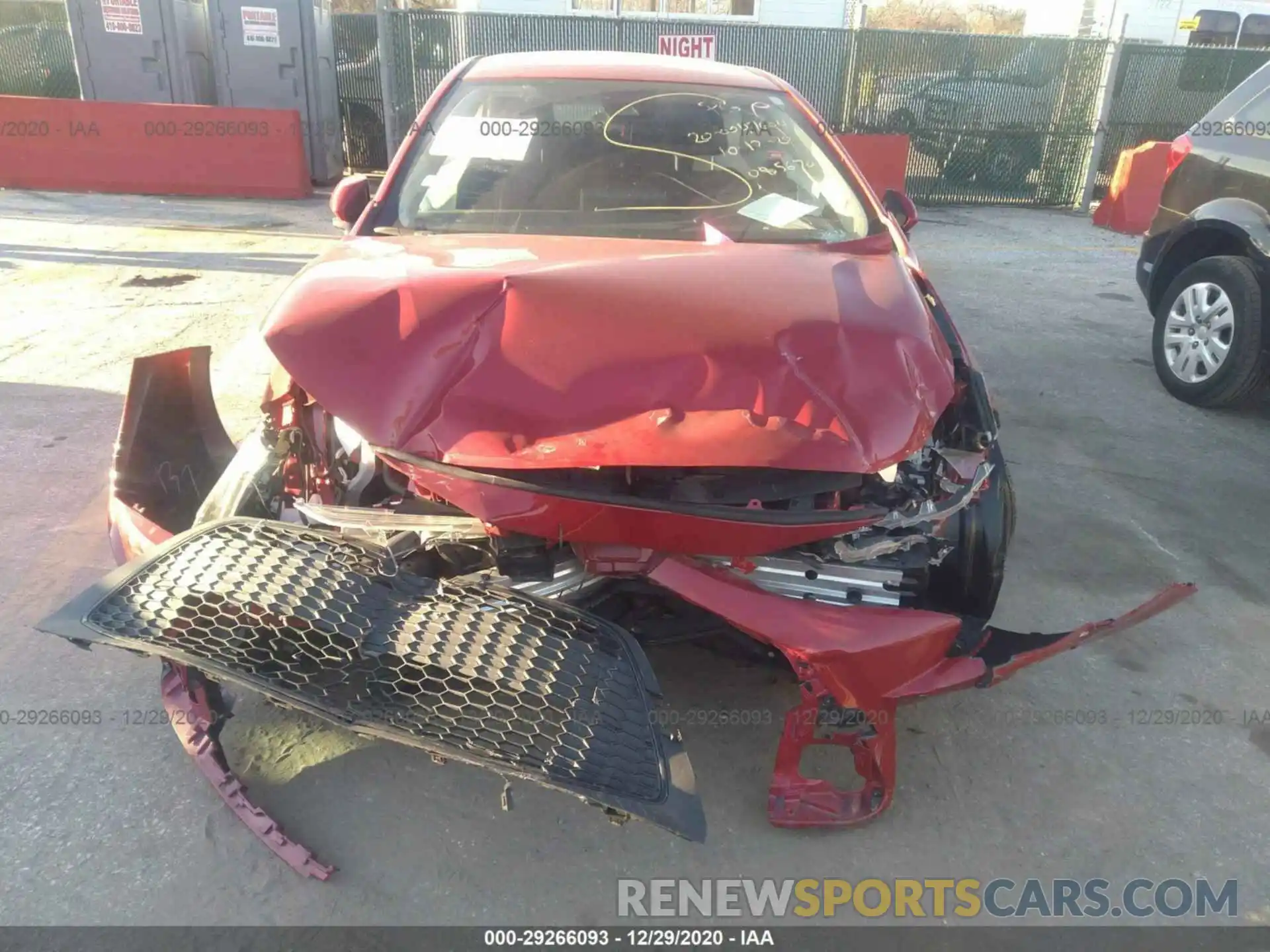 6 Photograph of a damaged car JTDEPRAE8LJ085670 TOYOTA COROLLA 2020
