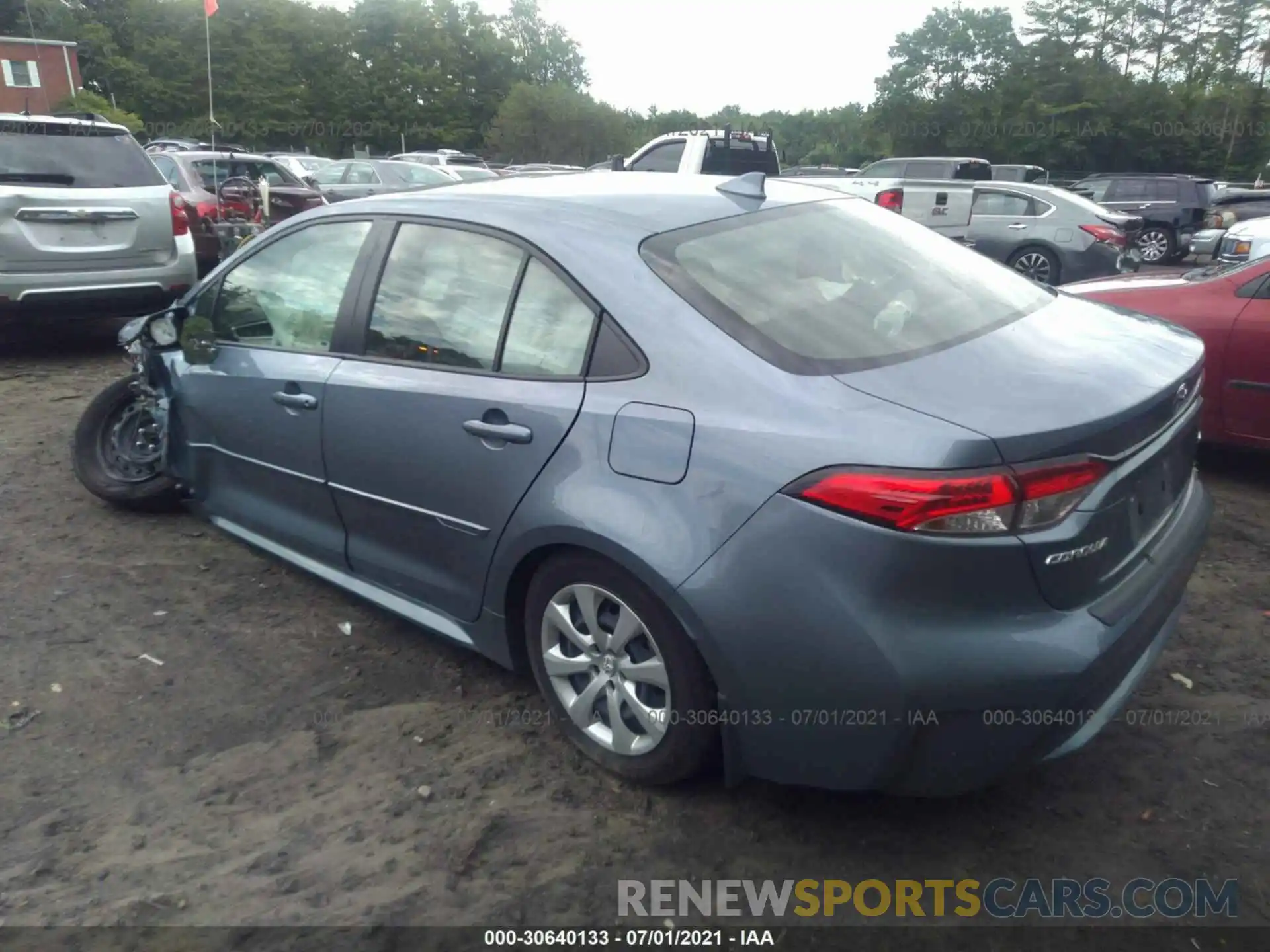 3 Photograph of a damaged car JTDEPRAE8LJ087466 TOYOTA COROLLA 2020