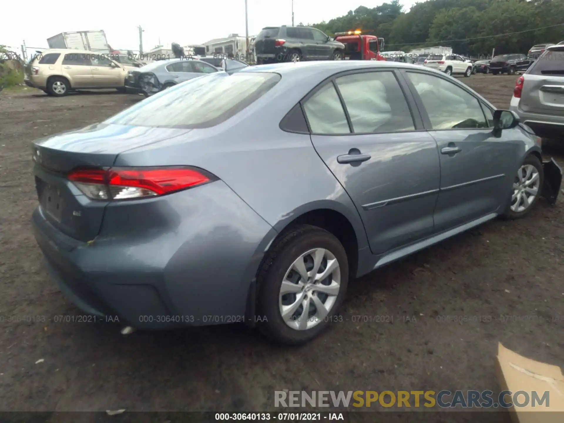 4 Photograph of a damaged car JTDEPRAE8LJ087466 TOYOTA COROLLA 2020