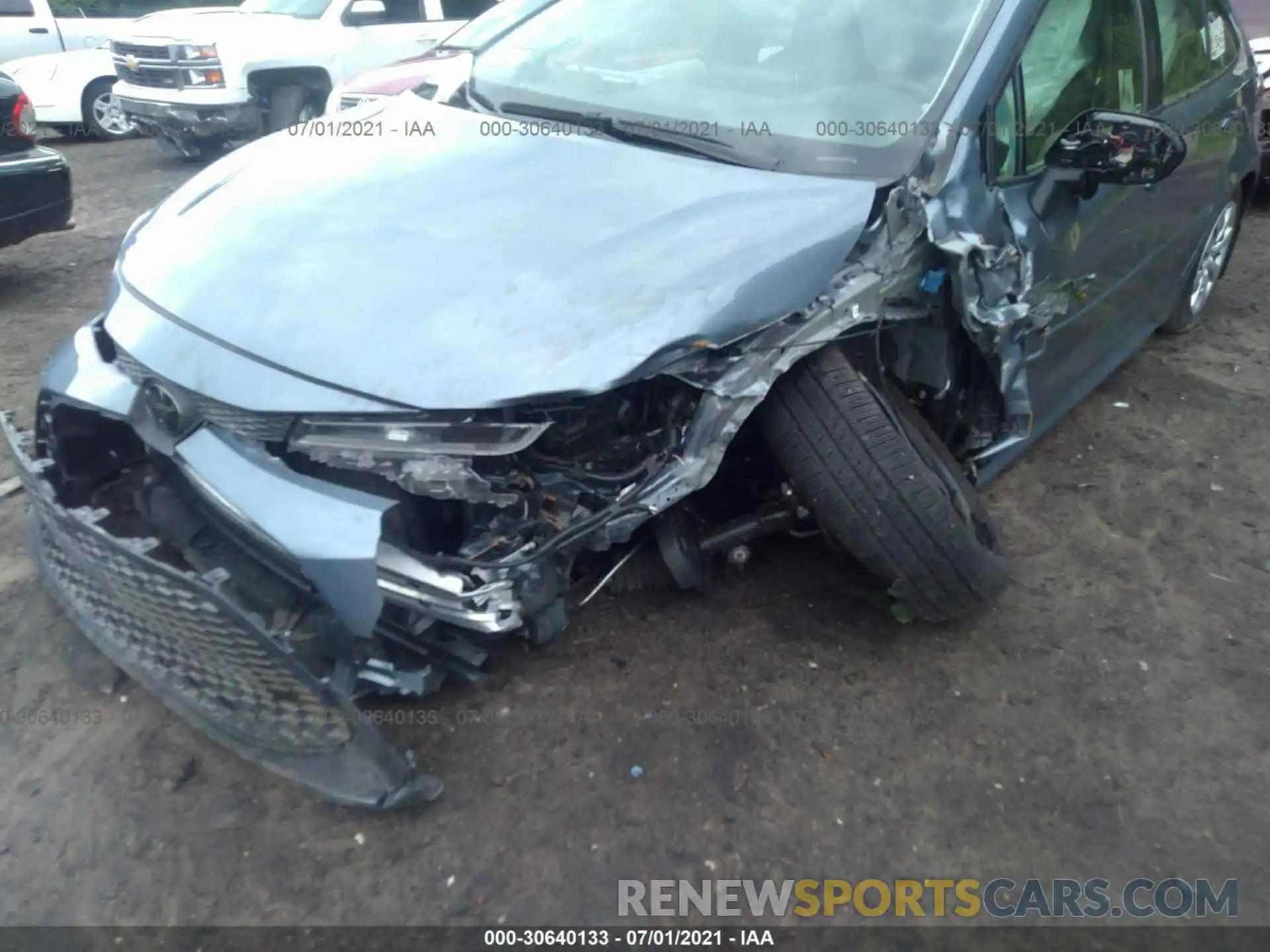 6 Photograph of a damaged car JTDEPRAE8LJ087466 TOYOTA COROLLA 2020