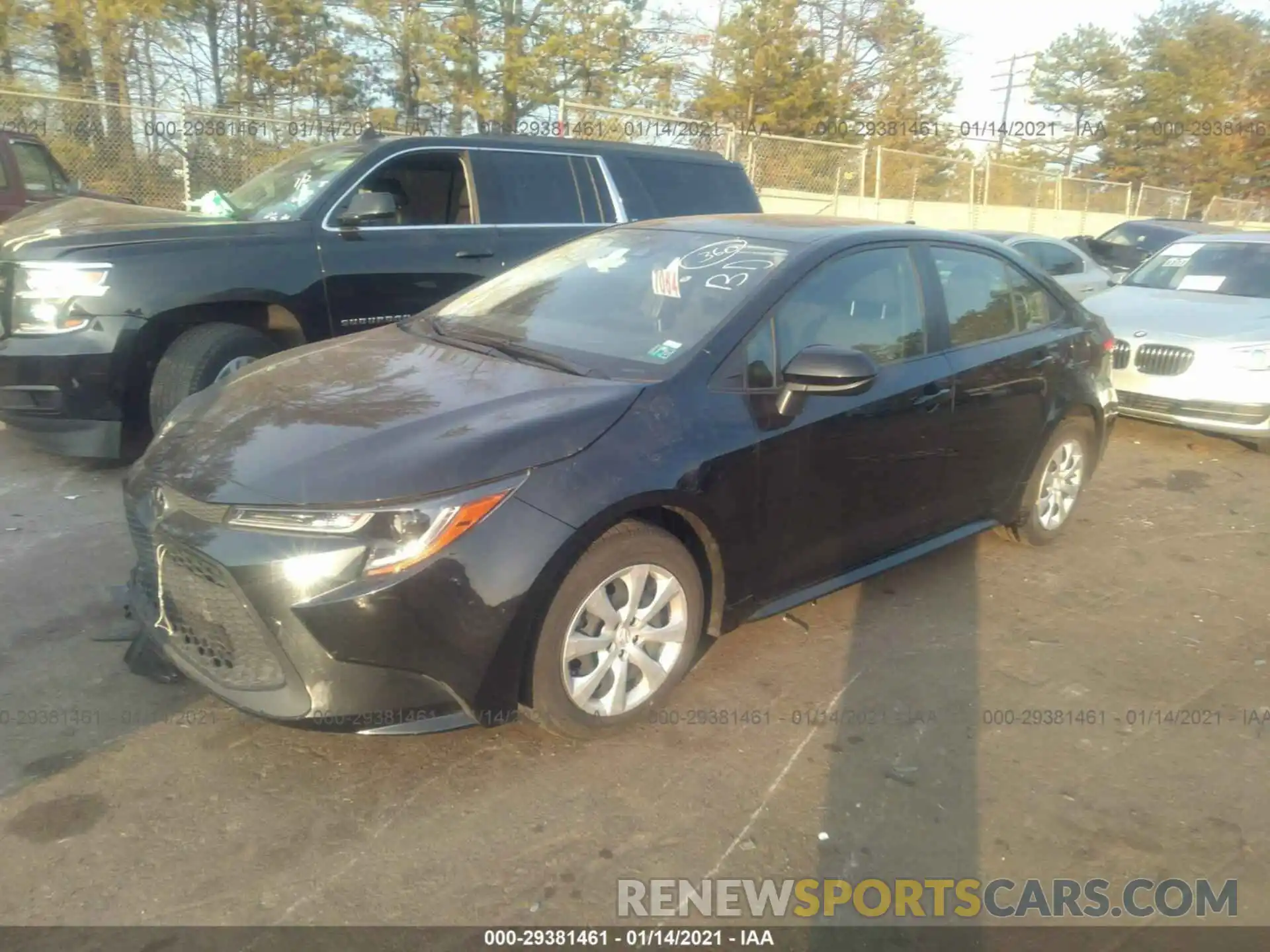 2 Photograph of a damaged car JTDEPRAE8LJ087869 TOYOTA COROLLA 2020