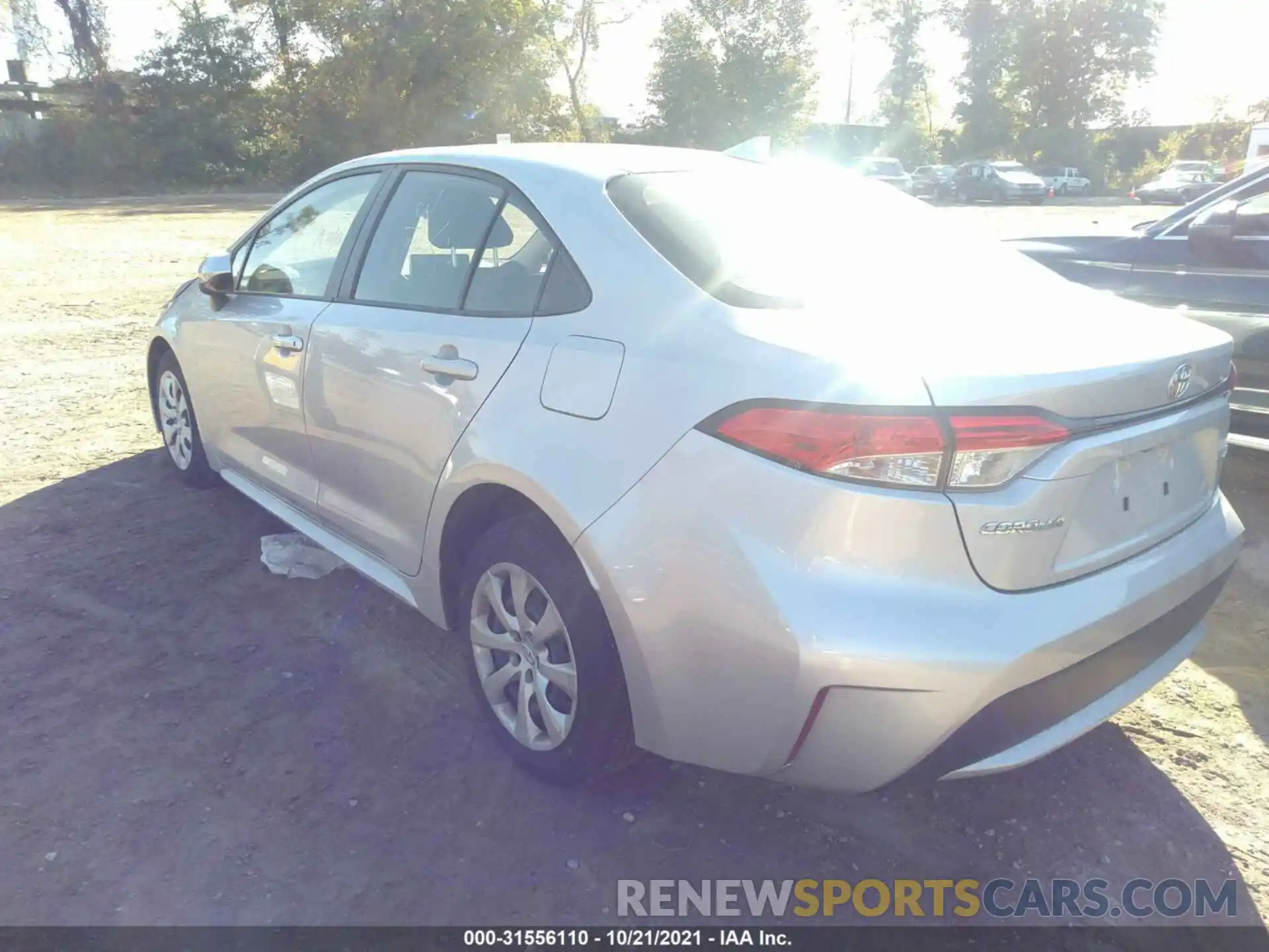 3 Photograph of a damaged car JTDEPRAE8LJ088570 TOYOTA COROLLA 2020