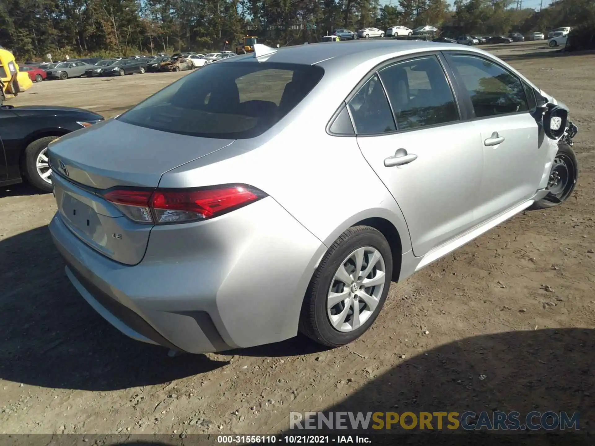 4 Photograph of a damaged car JTDEPRAE8LJ088570 TOYOTA COROLLA 2020