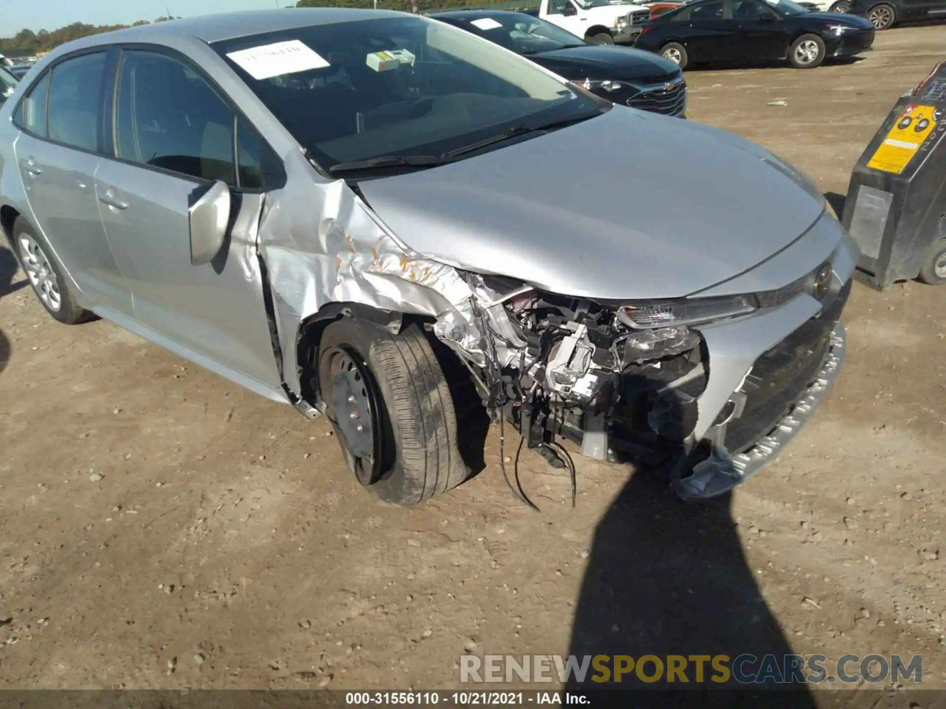 6 Photograph of a damaged car JTDEPRAE8LJ088570 TOYOTA COROLLA 2020