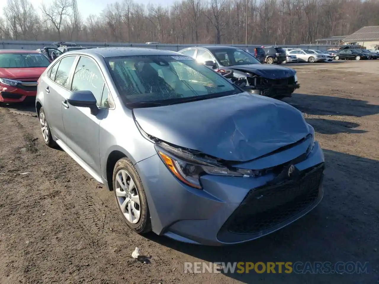 1 Photograph of a damaged car JTDEPRAE8LJ088939 TOYOTA COROLLA 2020