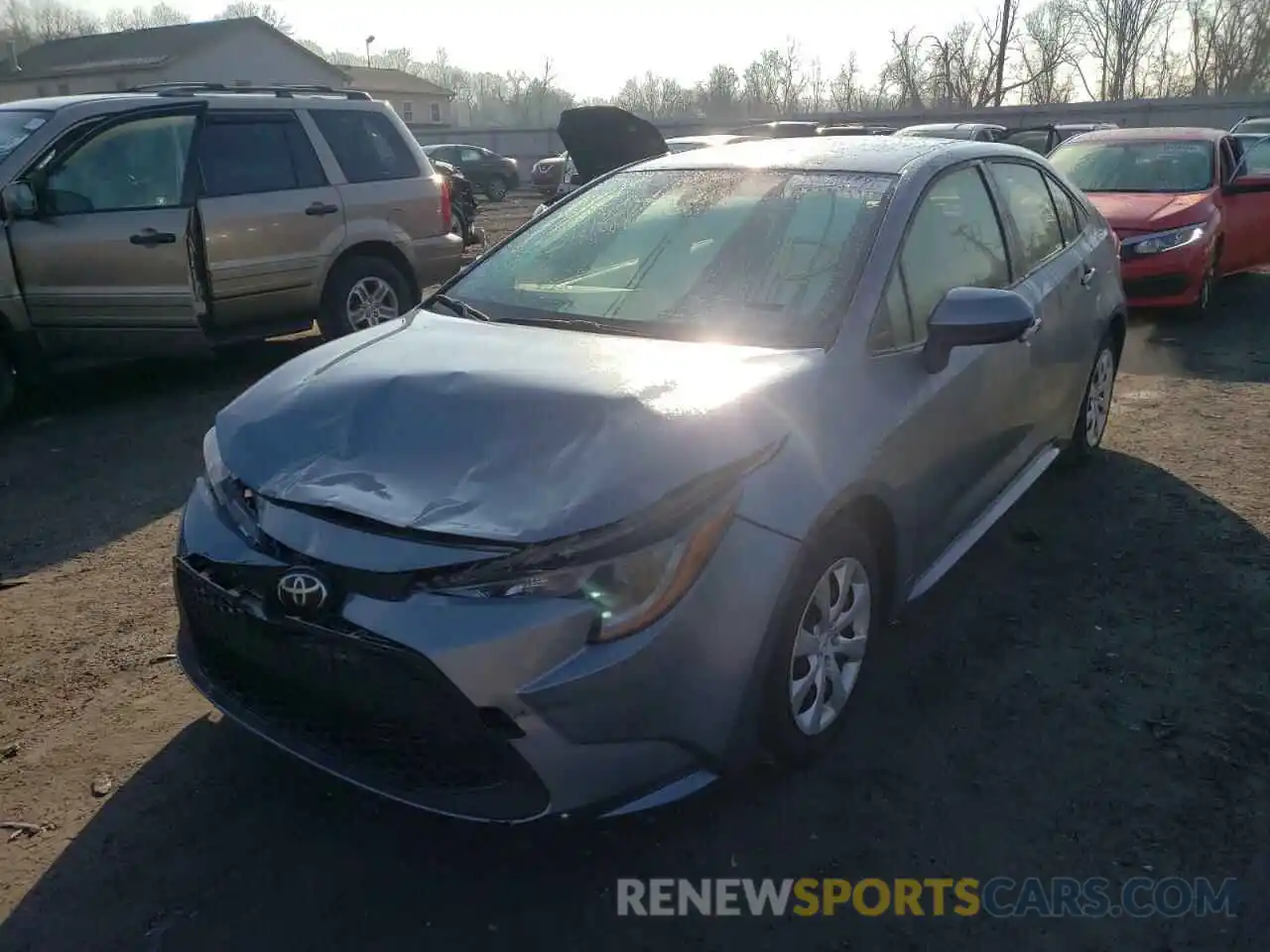 2 Photograph of a damaged car JTDEPRAE8LJ088939 TOYOTA COROLLA 2020