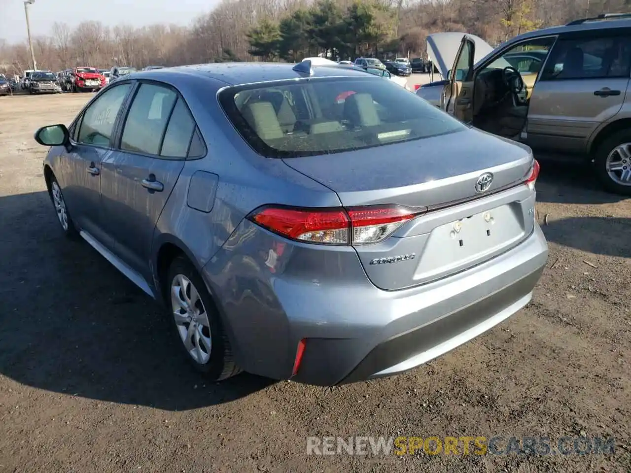 3 Photograph of a damaged car JTDEPRAE8LJ088939 TOYOTA COROLLA 2020