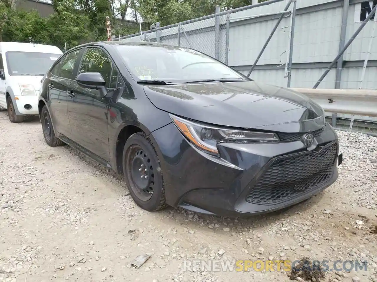 1 Photograph of a damaged car JTDEPRAE8LJ089217 TOYOTA COROLLA 2020