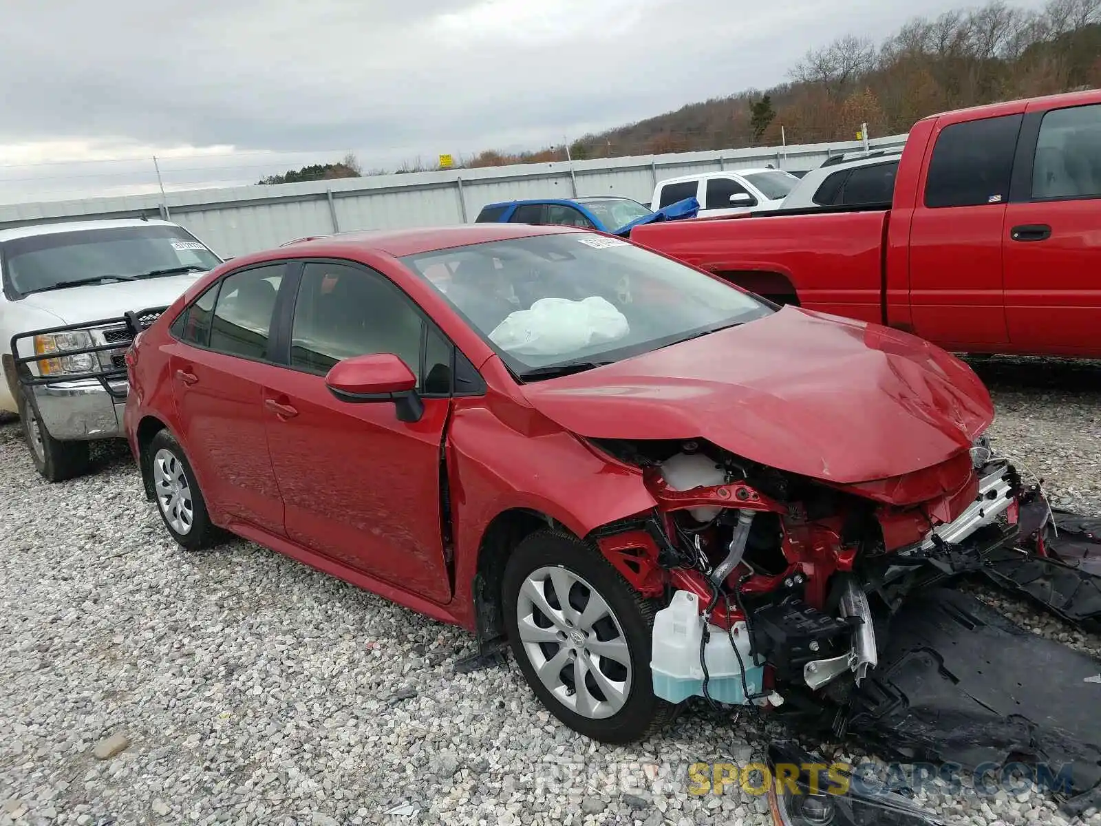 1 Фотография поврежденного автомобиля JTDEPRAE8LJ089752 TOYOTA COROLLA 2020