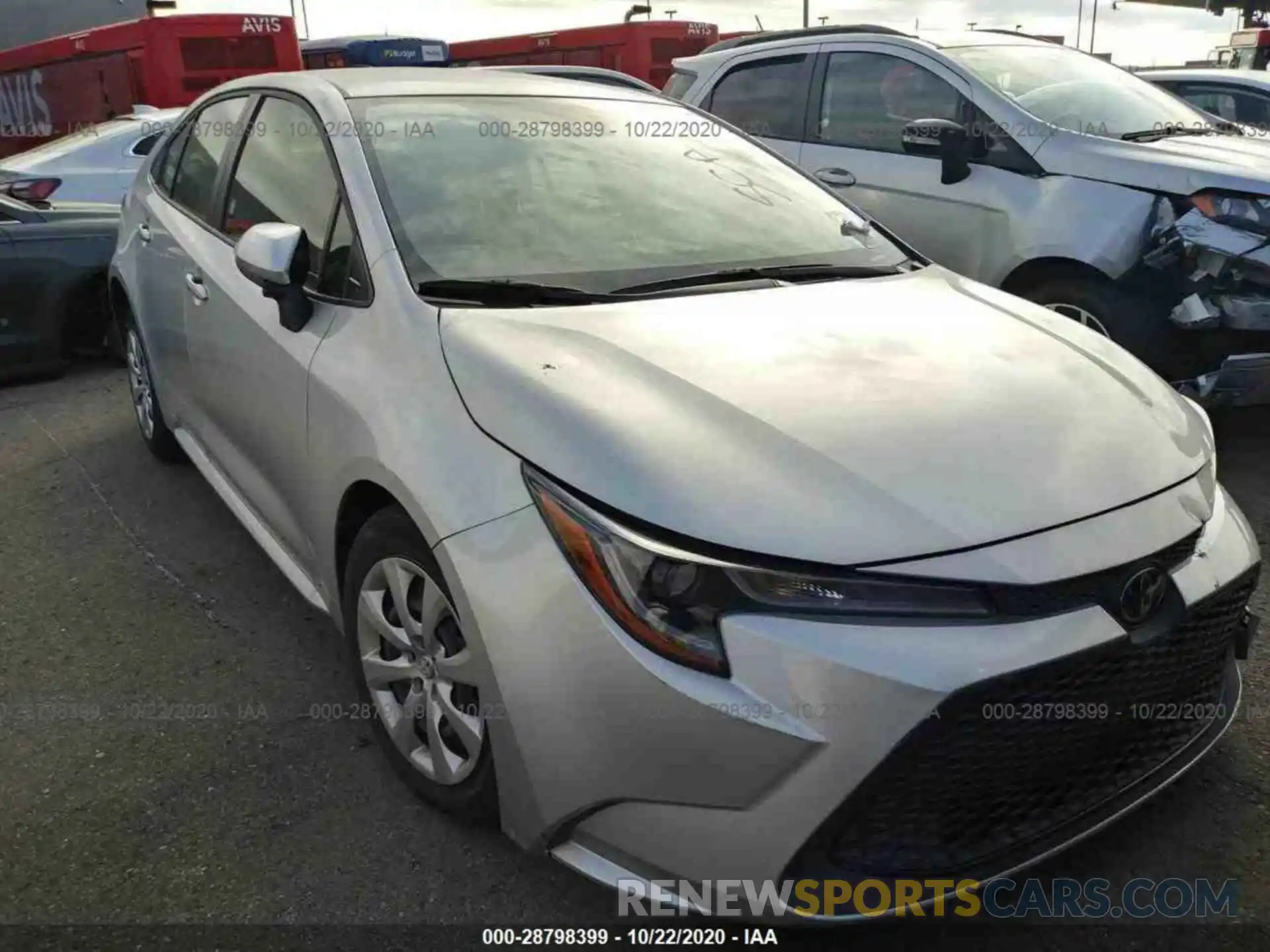 14 Photograph of a damaged car JTDEPRAE8LJ090304 TOYOTA COROLLA 2020